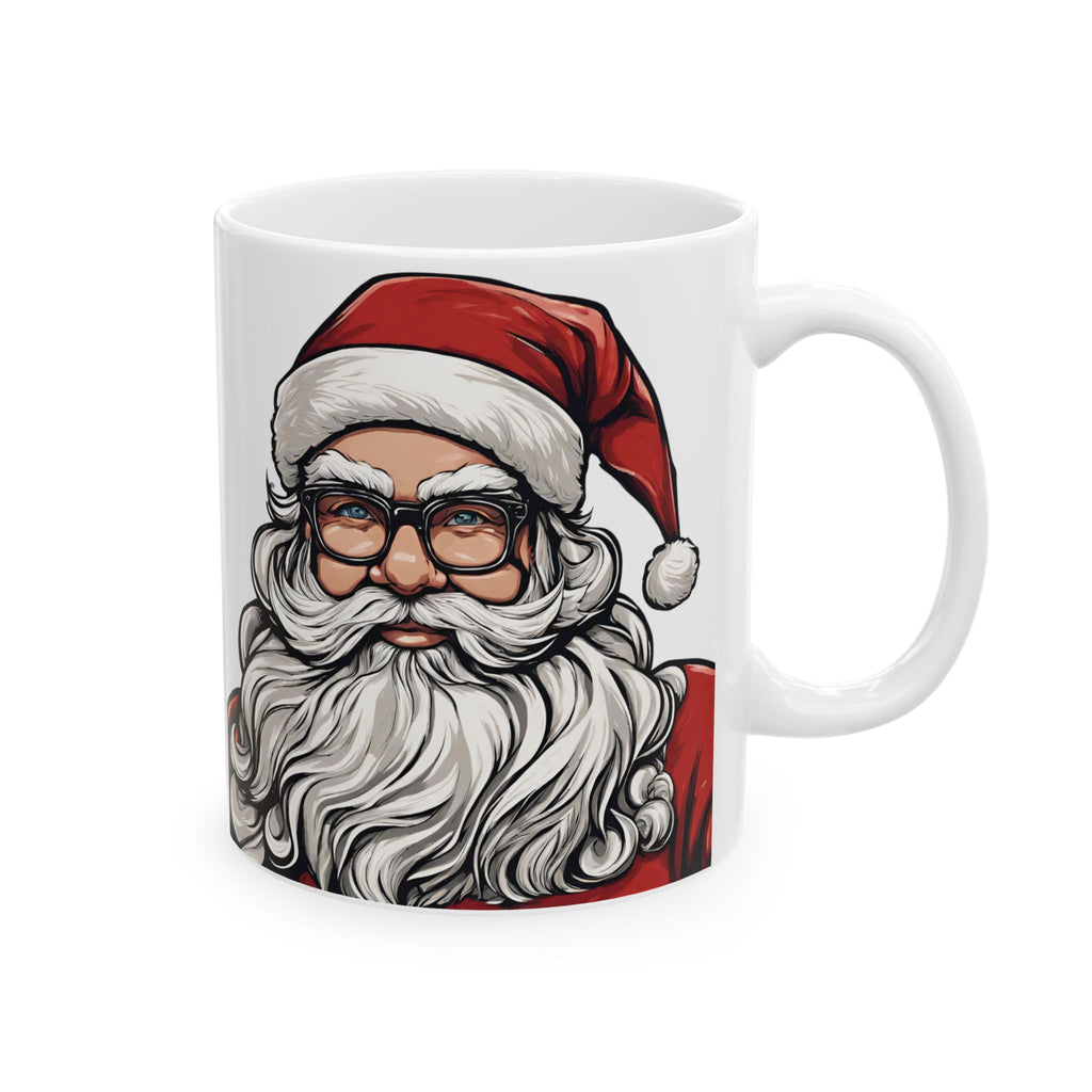 Christmas Mug Unique Santa Claus Mug Funny Cute Tea Coffee Cup Kids Friends 11oz