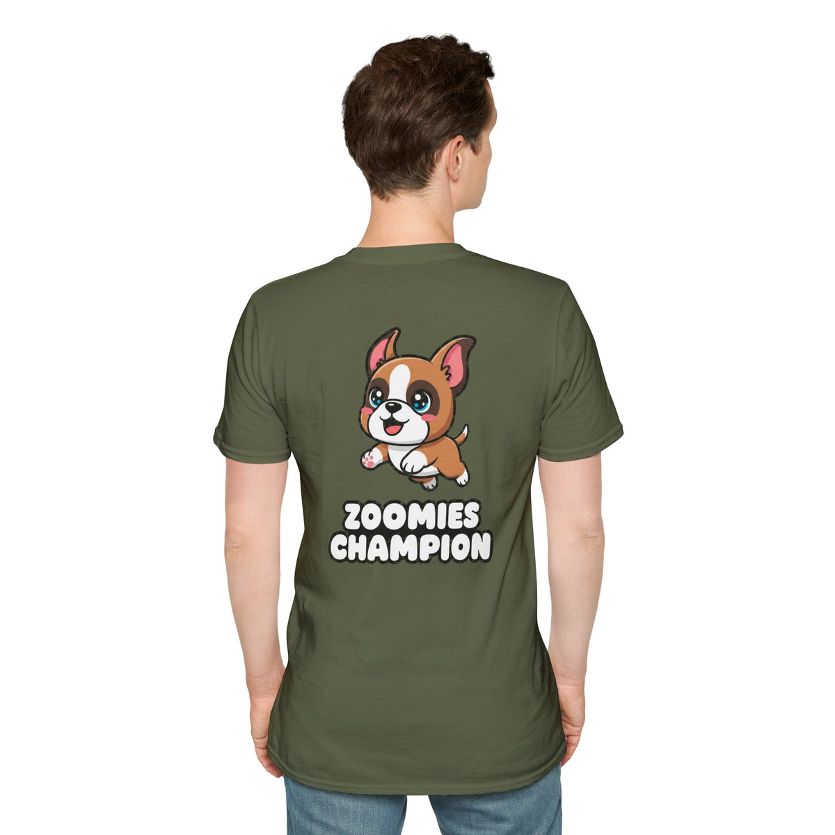 Cute Boxer Shirt Zoomies Champion Funny Dog Lover Unisex Softstyle Tee Gift