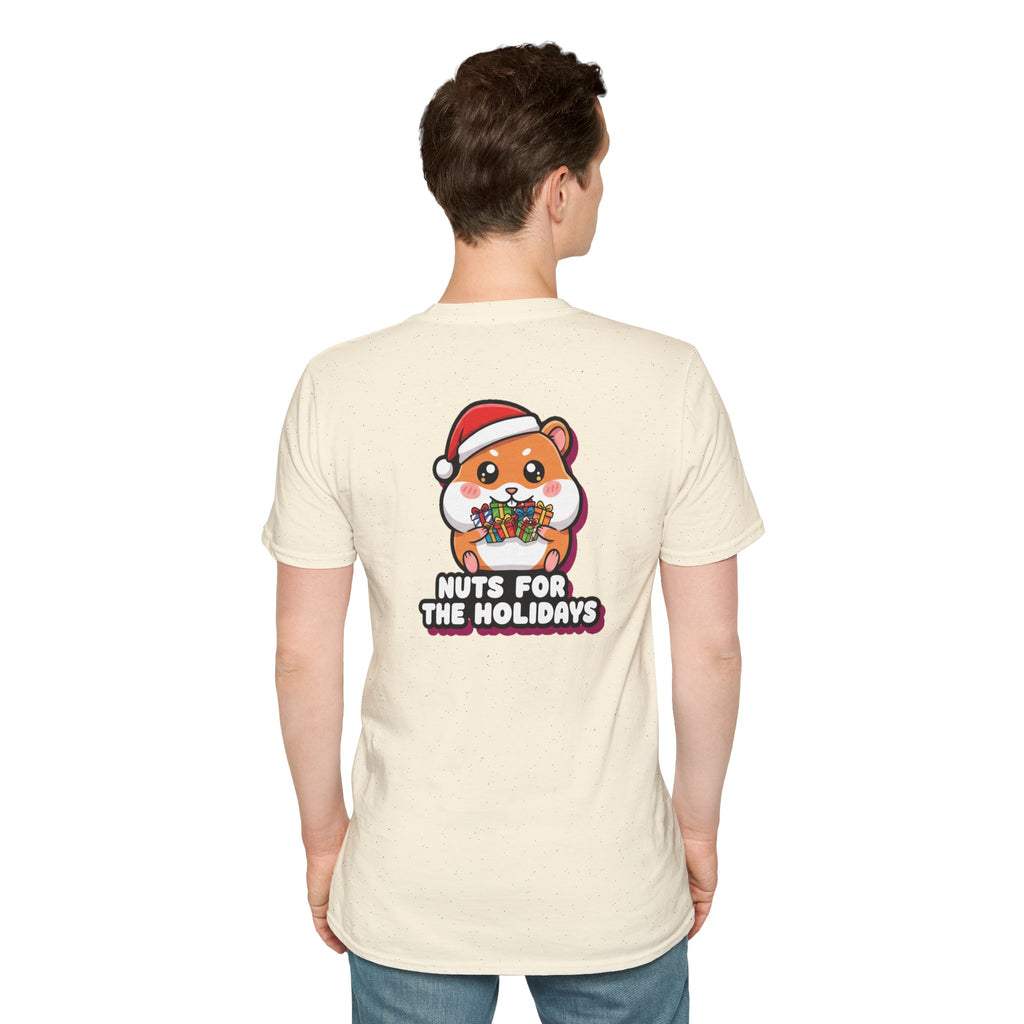 Cute Christmas Shirt Nuts For The Holidays Funny Animal Unisex Softstyle Tee Christmas Gift