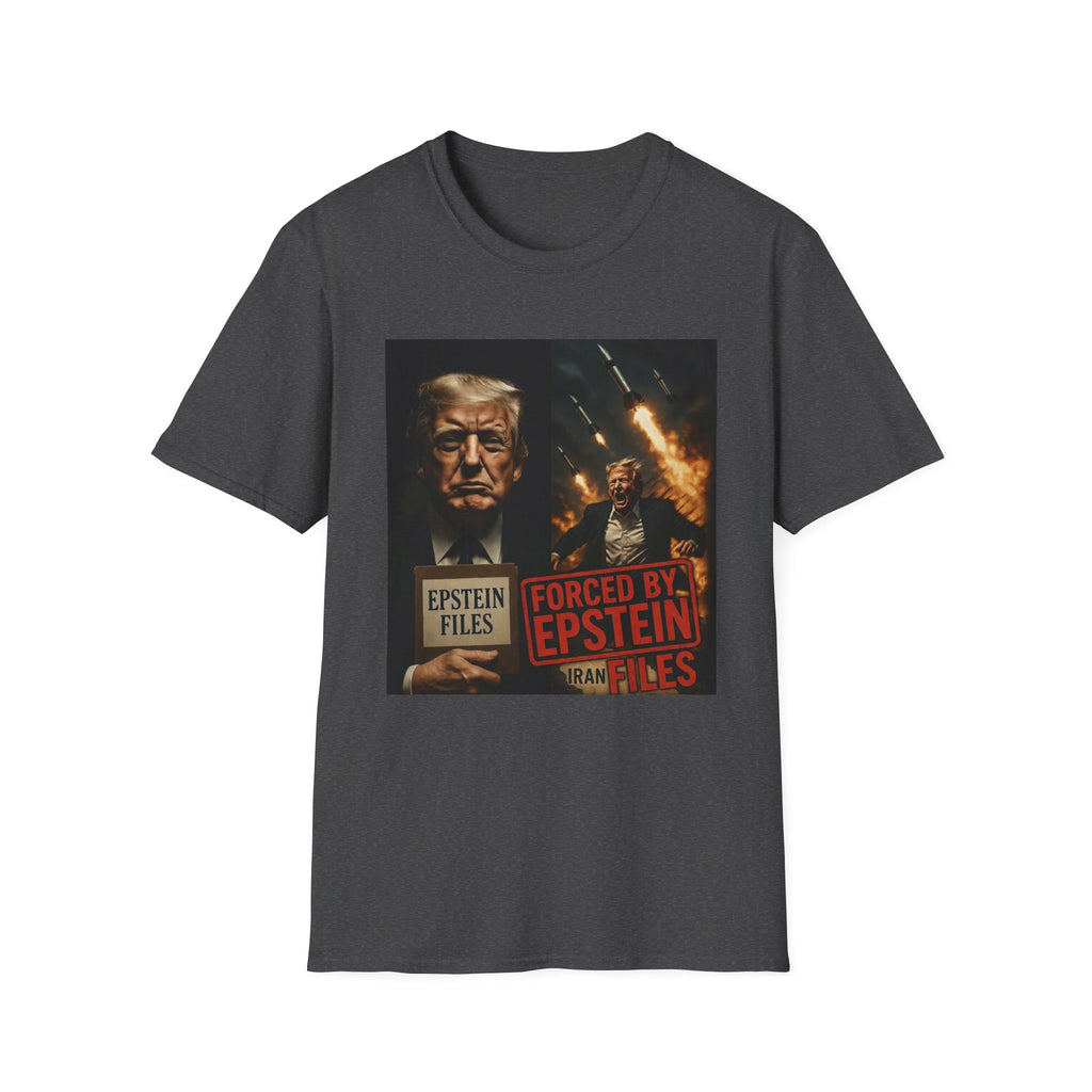 Funny Trump-Epstein T-Shirt Conspiracy Theory Unique Unisex Softstyle Tshirt