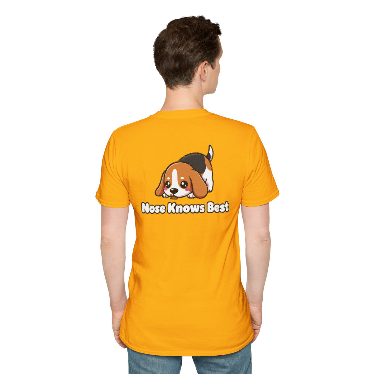Cute Beagle Shirt Nose Knows Best Funny Dog Lover Unisex Softstyle Tee Gift