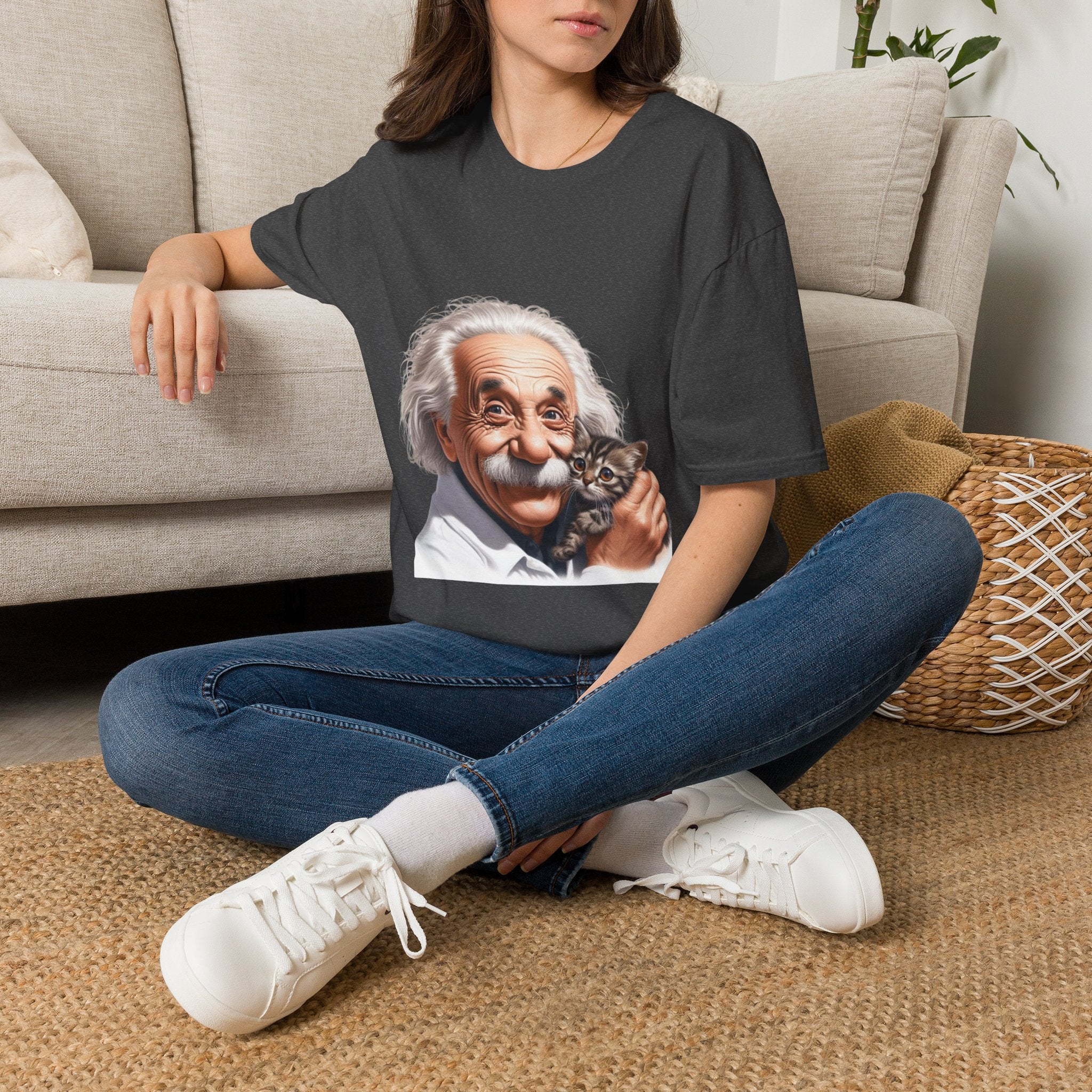 Funny Albert Einstein T-Shirt Unisex Softstyle T-Shirt Cotton Unique Gift German