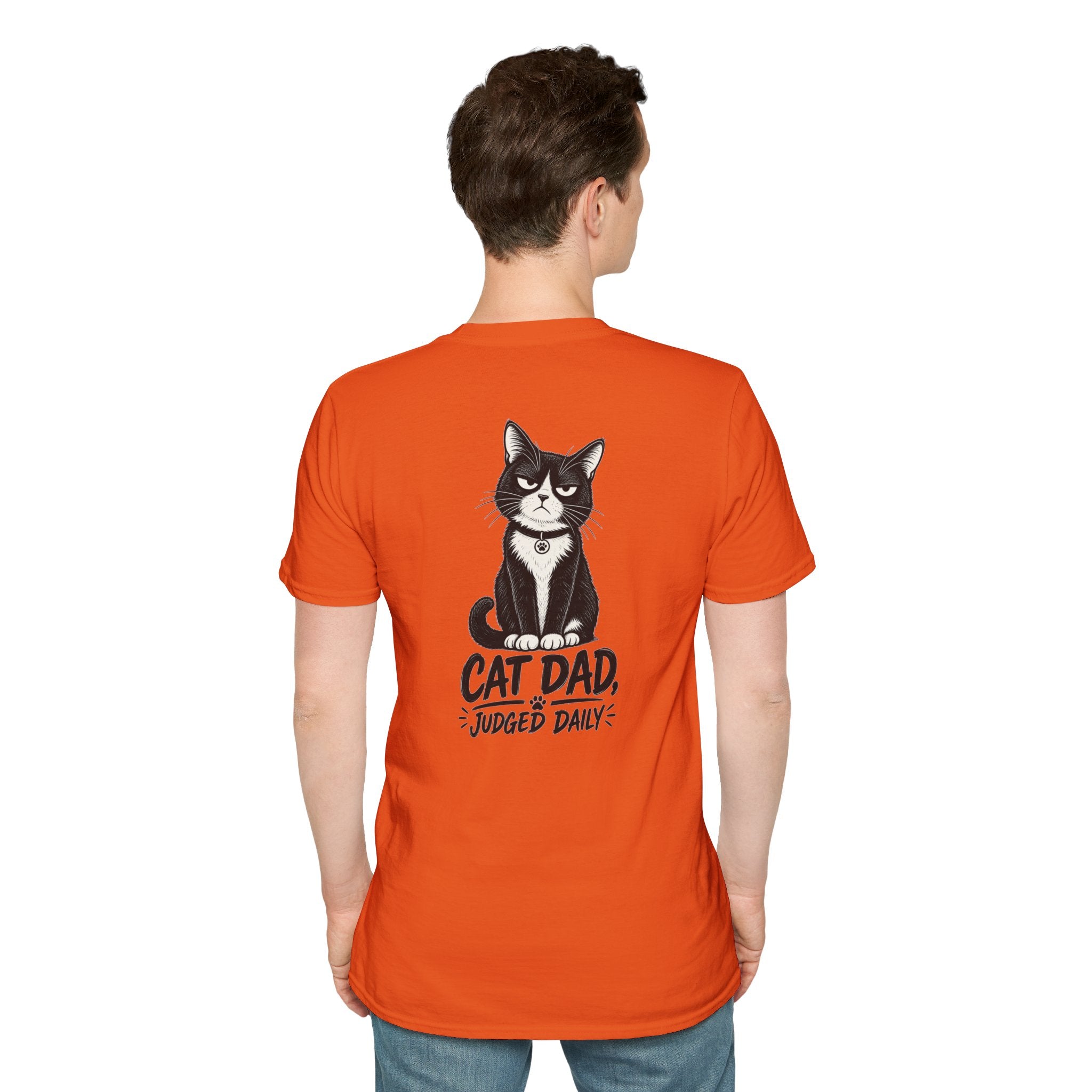 Cat Dad Shirt Judged Daily Funny Cat Lover Graphic Tee Dark Humor Tee Unique Gift Funny Tshirt