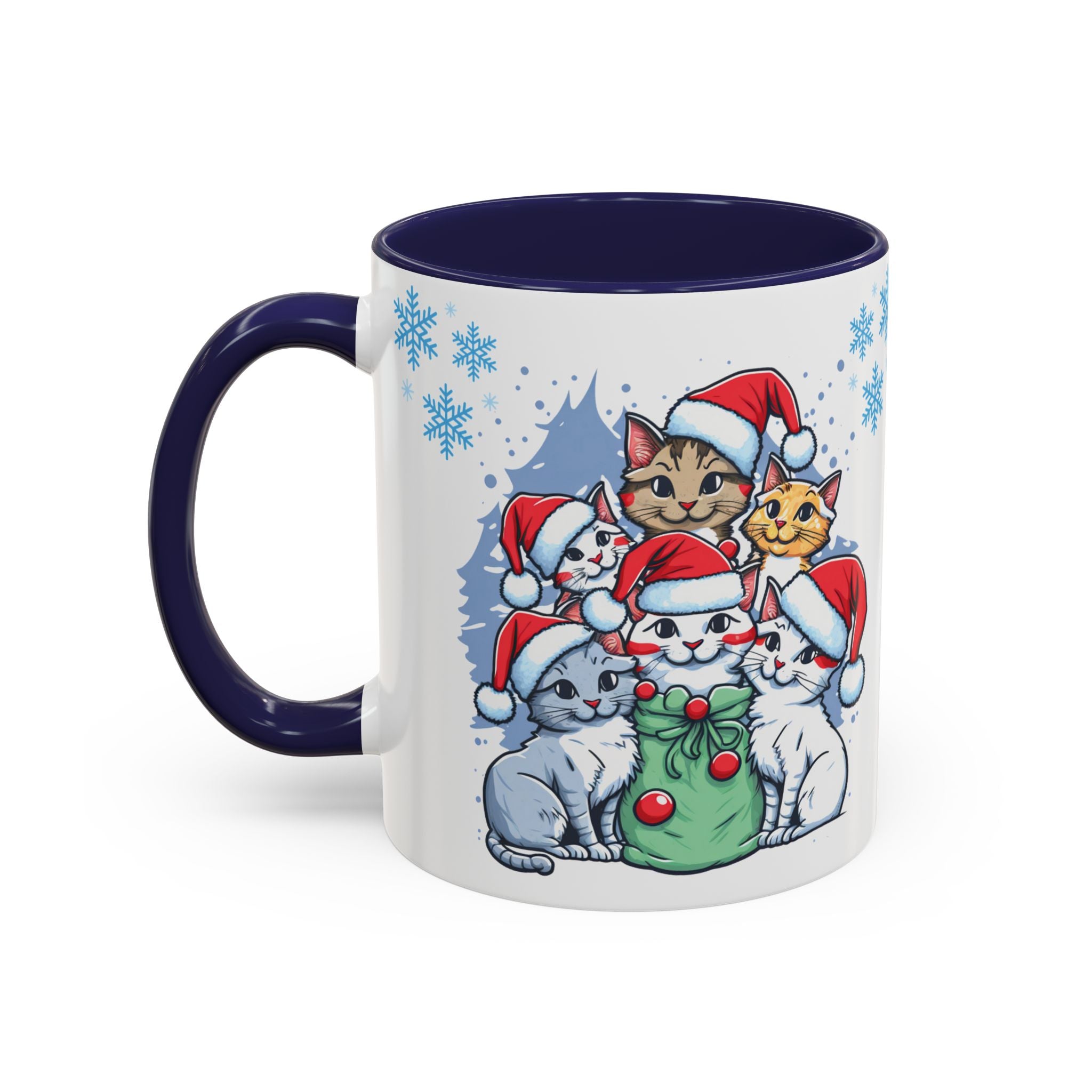 Christmas Ceramic Mug Cat Best Gift Holiday Festive Cup Christmas Gift Cute Kids