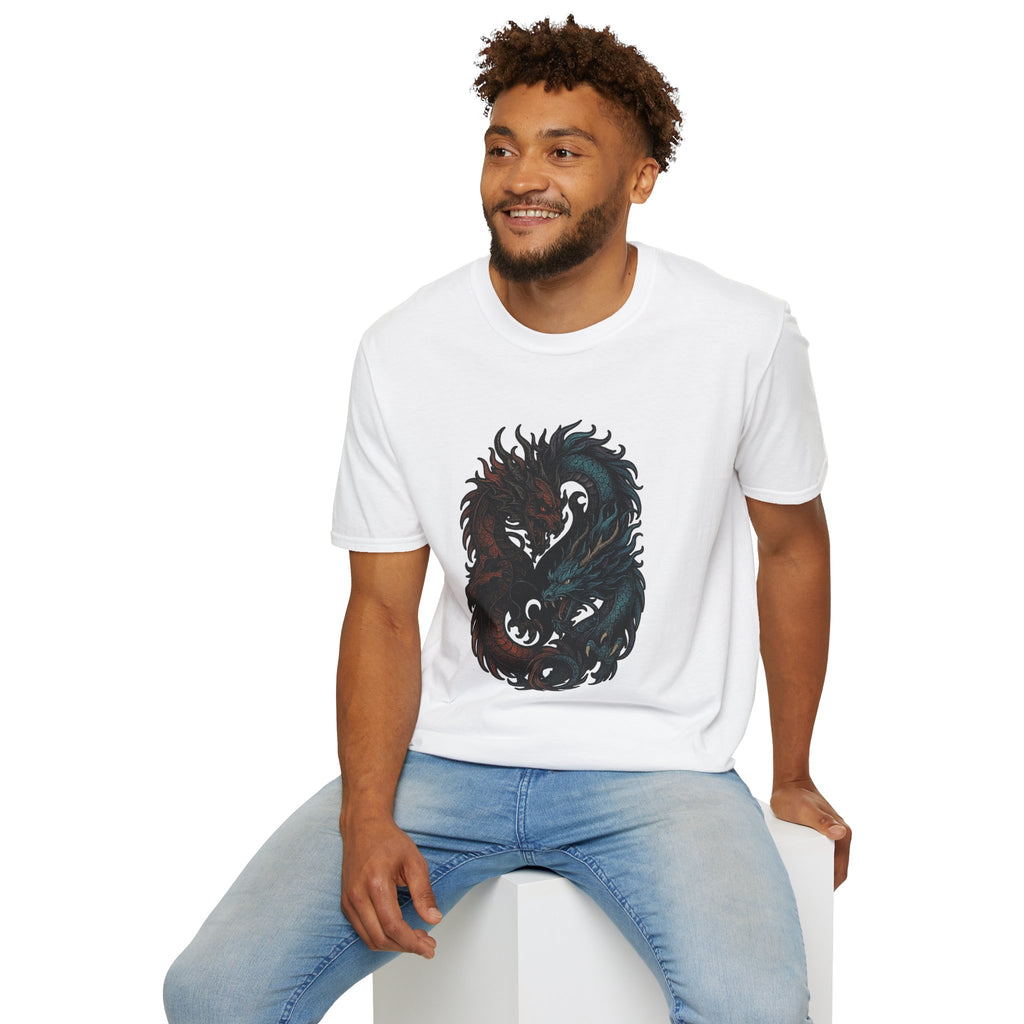 Dragon T-shirt Men Women Graphic Tee Clothing Apparel Chinese Dagon Symbol Gift