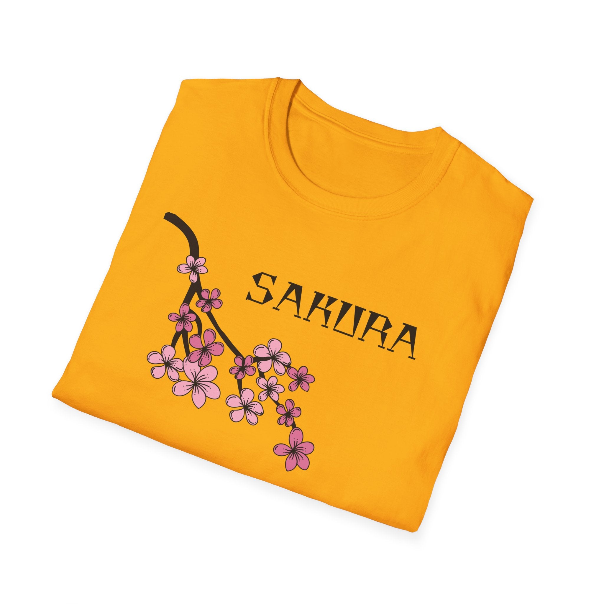 Sakura T-Shirt Japanese Art Shirt Unisex Softstyle Cherry Blossom Flower T-shirt