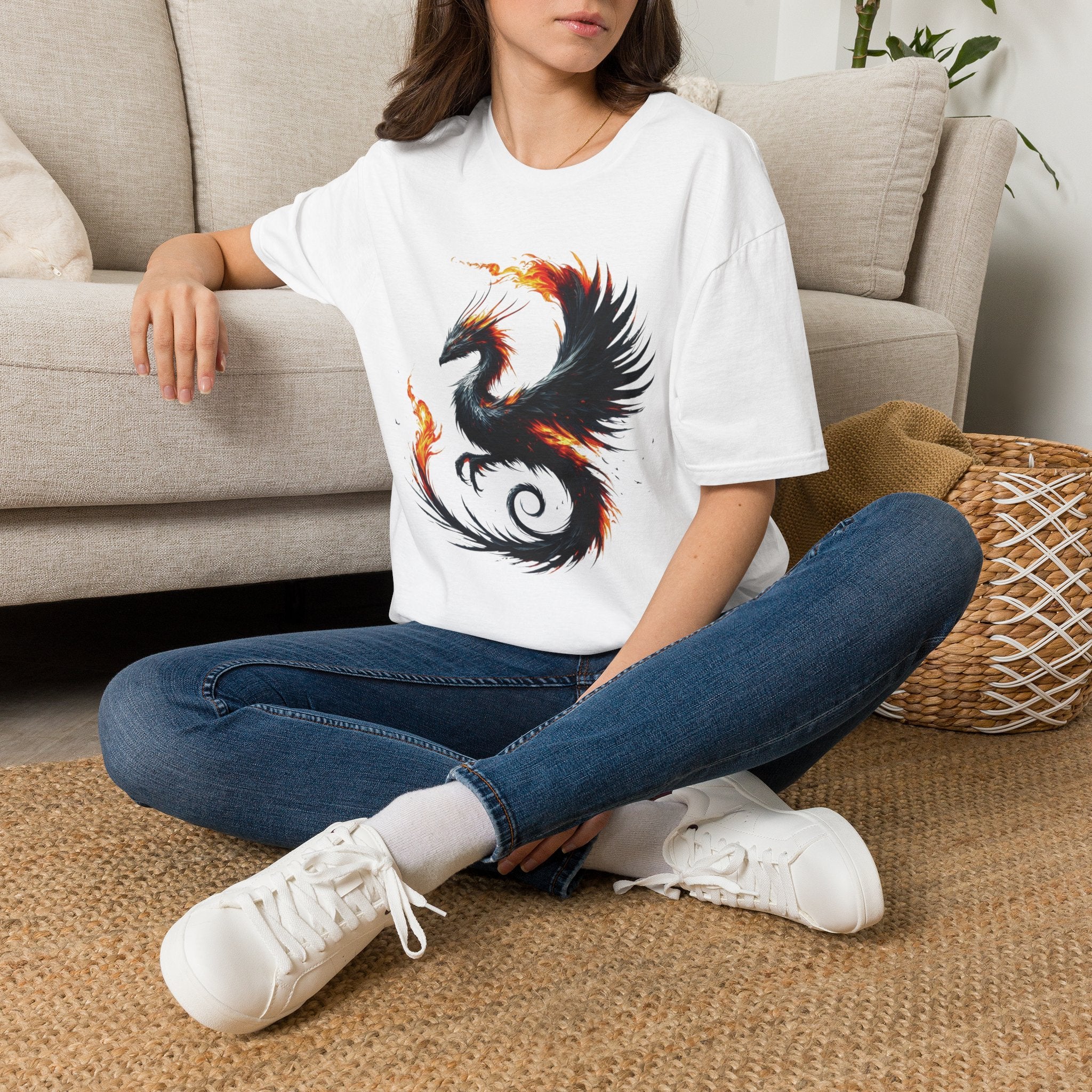 Dragon T-shirt Mens Graphic Tee Clothing Apparel Chinese Symbol Unisex Softstyle Unique Tshirt Best Gift