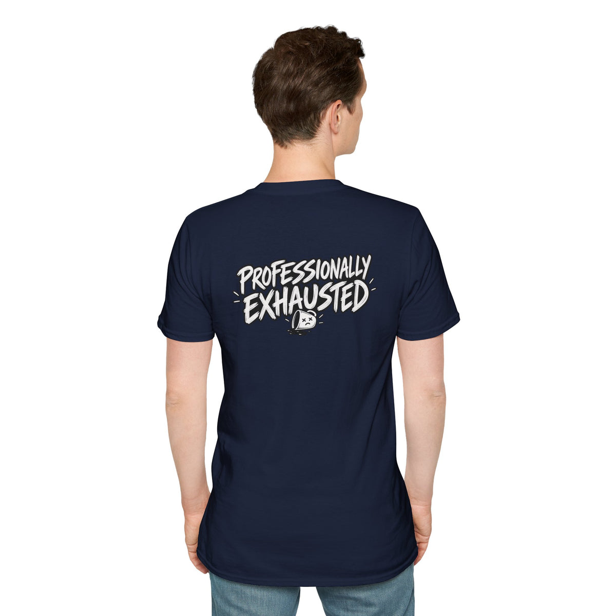 Funny Dark Humor Shirt Professionally Exhausted Funny Office Tee Unique Gift