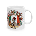 Mexico Mug Flag Chichen Itza Art Unique Tea Coffee Cup Ceramic Mug Gift Tourist