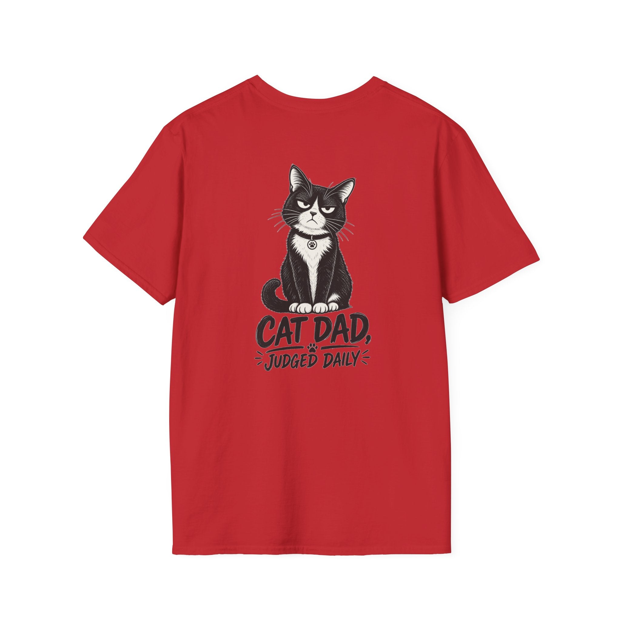 Cat Dad Shirt Judged Daily Funny Cat Lover Graphic Tee Dark Humor Tee Unique Gift Funny Tshirt