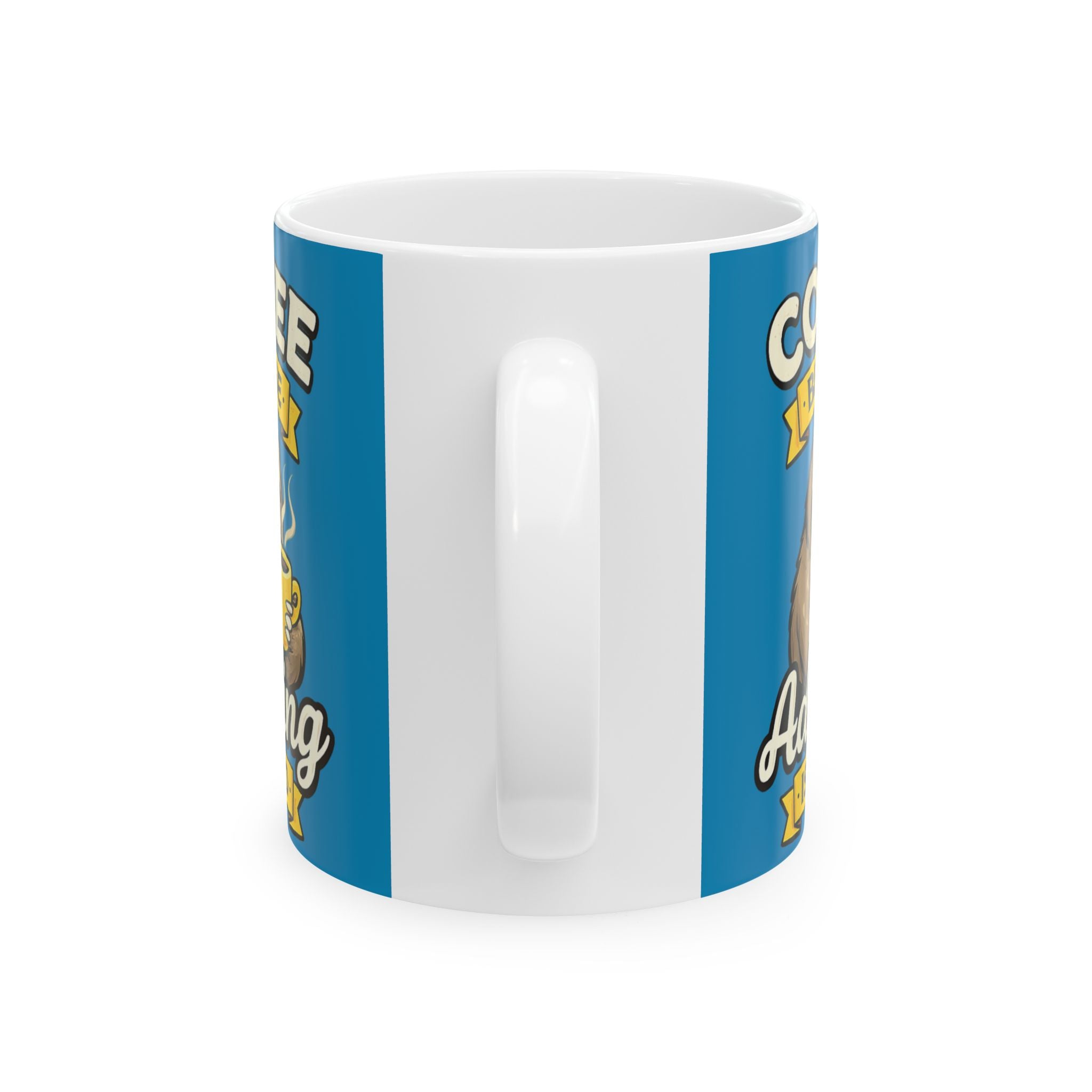 Funny Sloth Coffee Mug Adulting Is Hard Ceramic Coffee Cup Gift for Coworker 11oz