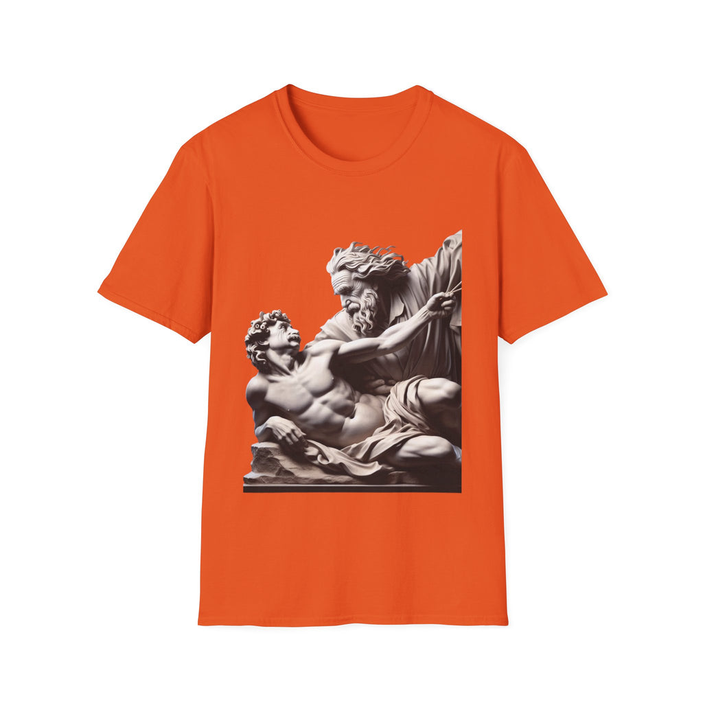 Funny Albert Einstein Unisex Softstyle T-Shirt Unique Gift Cotton T-shirt Art