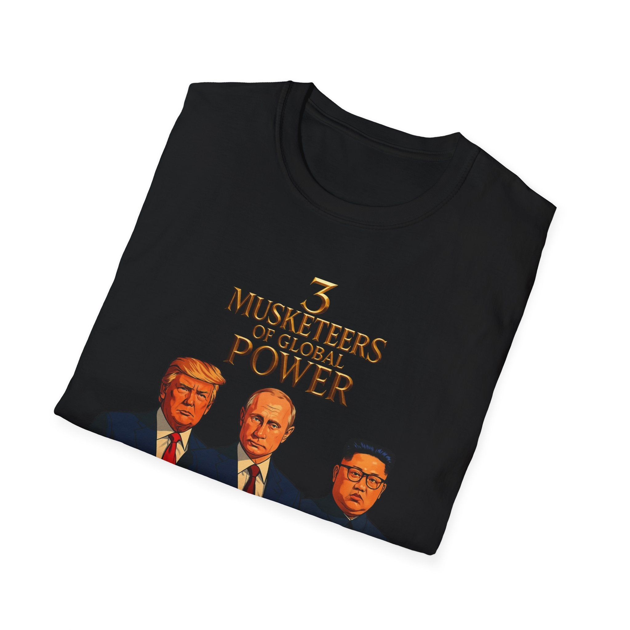 Funny Donald Trump Kim Putin T-Shirt Unique Unisex Softstyle Gift Men Woman Tee