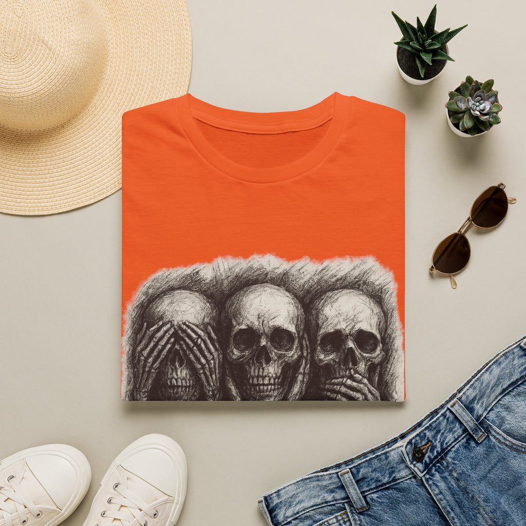 Mens Skull T-shirt Graphic Tees Skeleton Apparel Clothing Skulls Accessories Best Gift