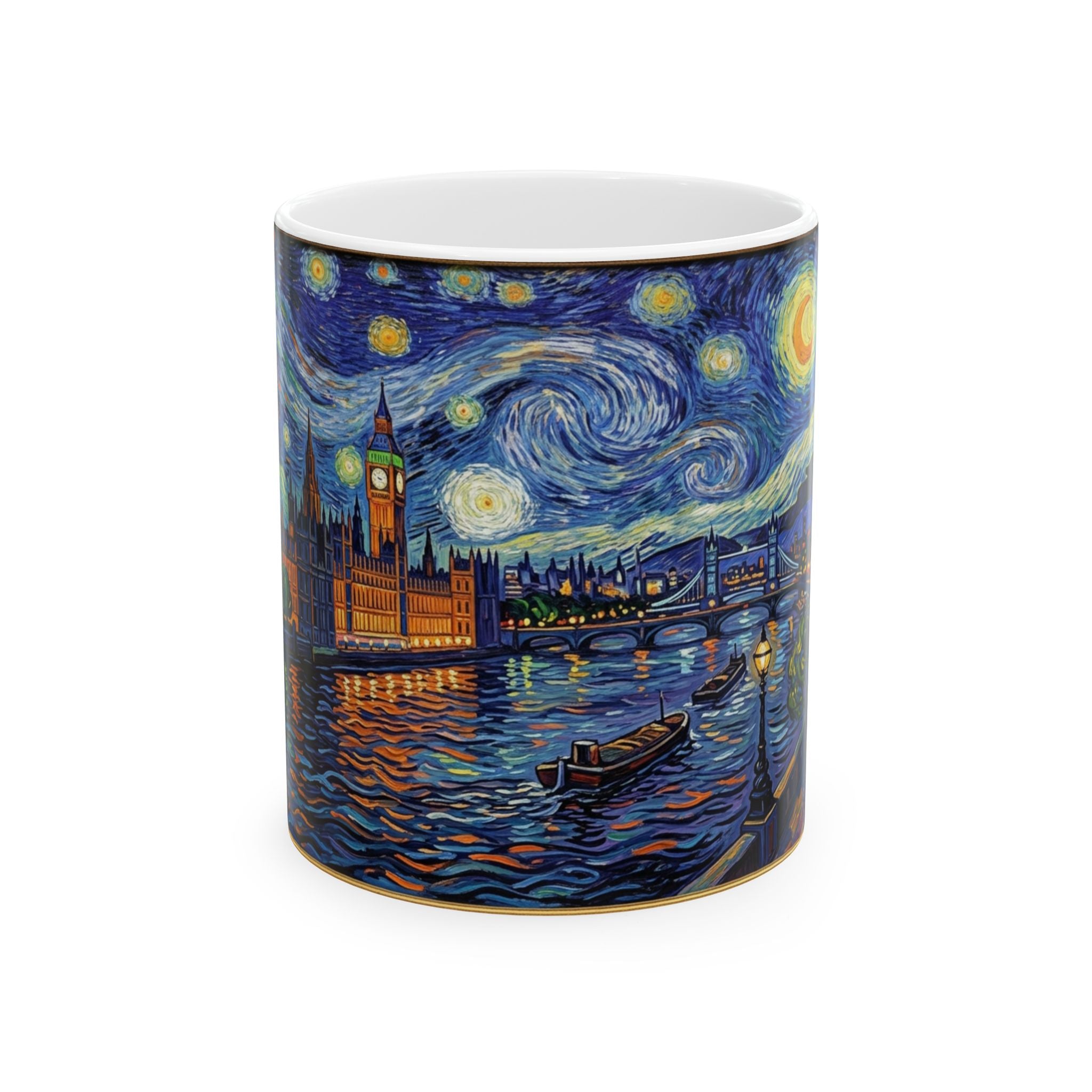 Funny London Mug Van Gogh Ceramic Mug You Are Here City Mug Coffee Mug Tea Gift 11oz 15oz