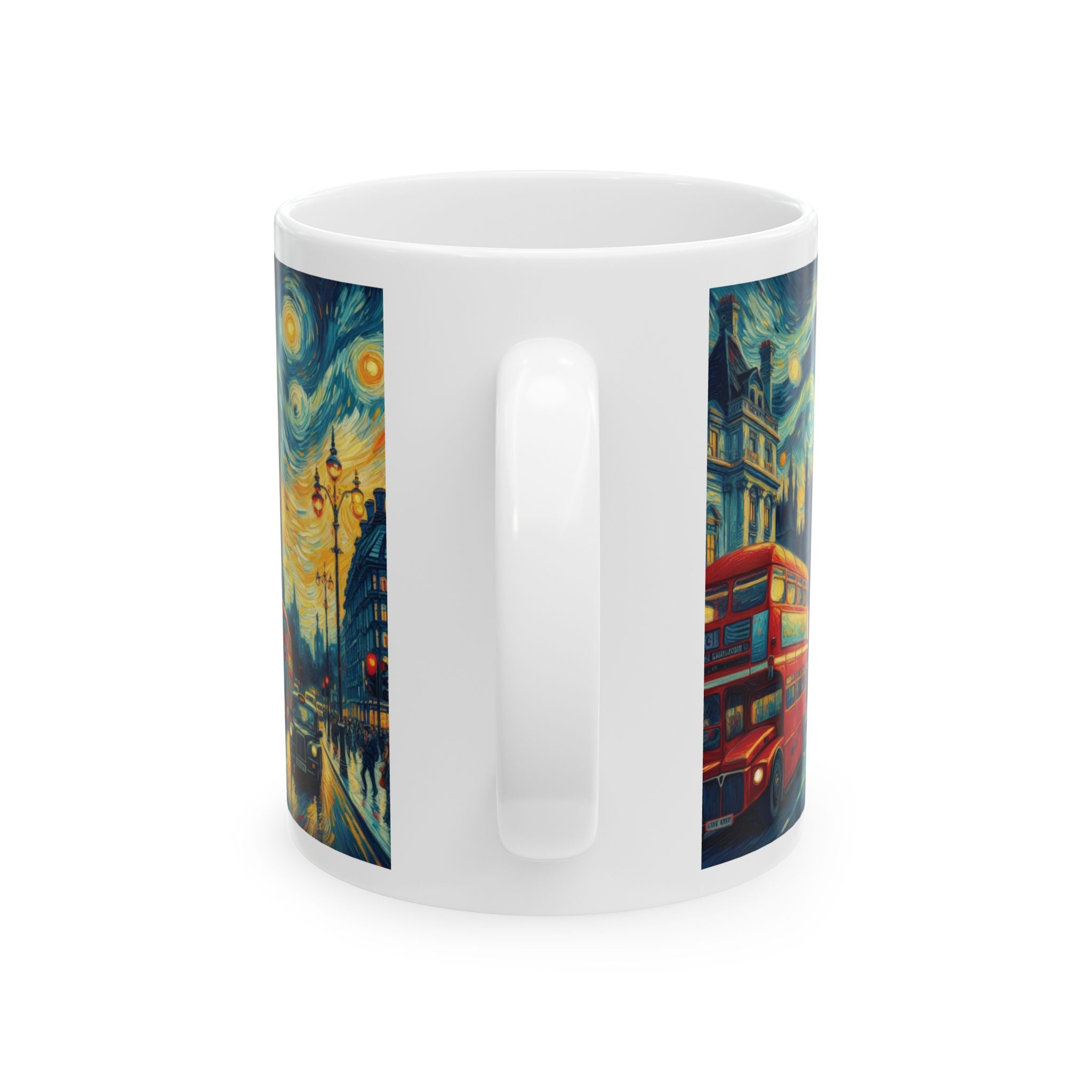 Funny London Mug Van Gogh Ceramic Mug You Are Here City Mug Coffee Mug Tea Gift 11oz