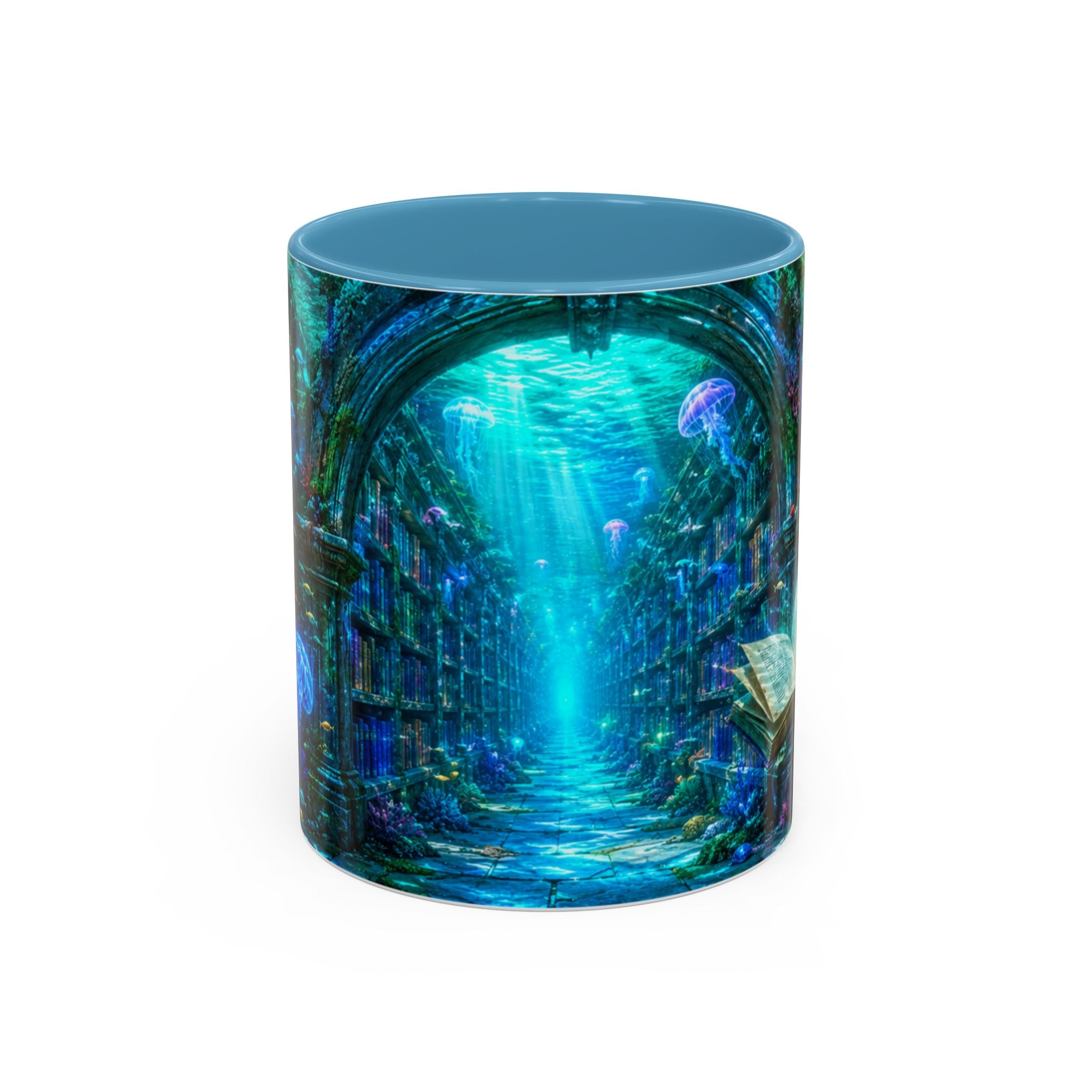 3D Library Bookshelf Mug Ceramic Book Lovers Coffee Mug Gifts Funny Accent Cup
