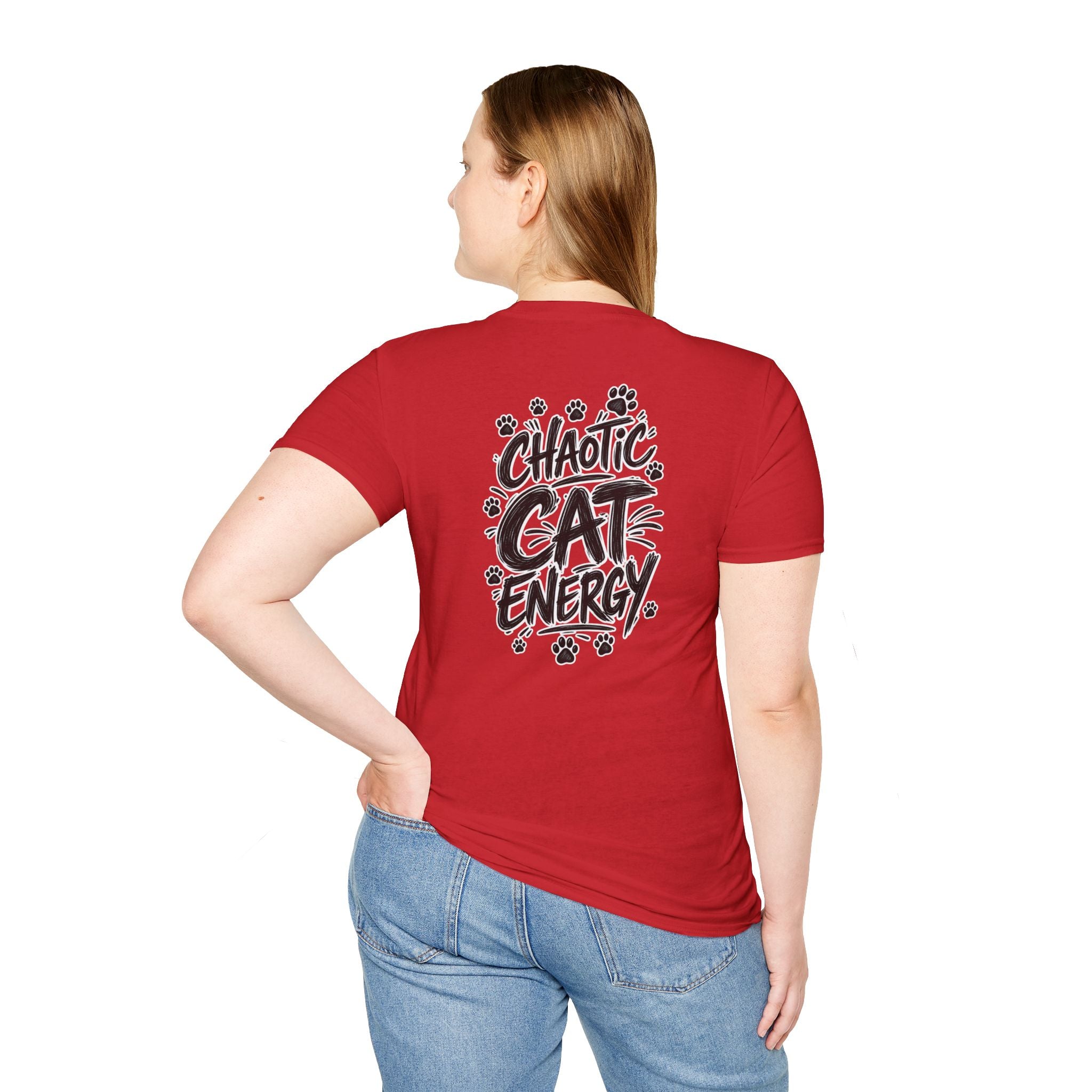 Funny Cat Shirt Chaotic Cat Energy Sarcastic Cat Lover Graphic Tee Cat Lover Graphic Tee Dark Humor Tee Unique Gift Funny Tshirt