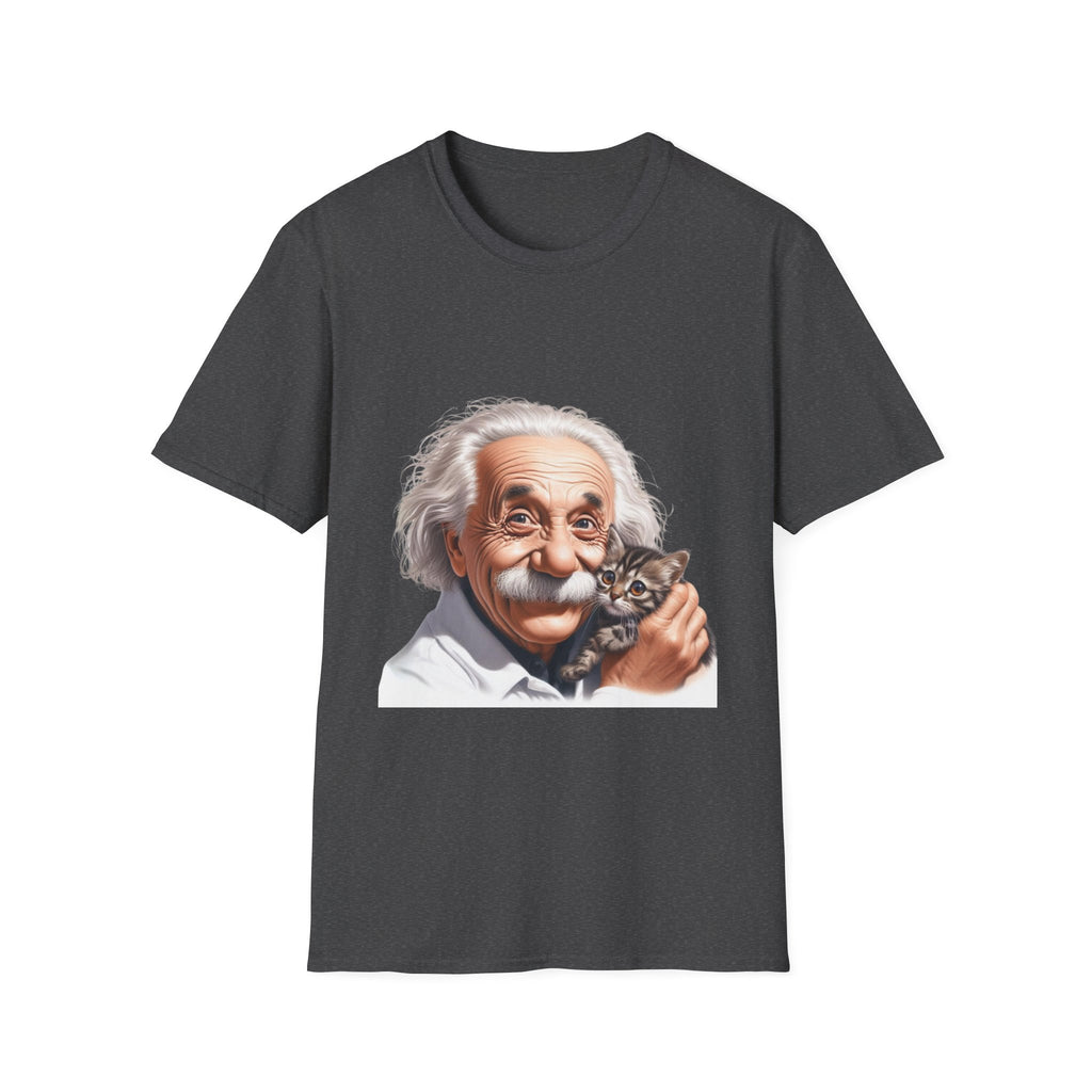 Funny Albert Einstein T-Shirt Unisex Softstyle T-Shirt Cotton Unique Gift German