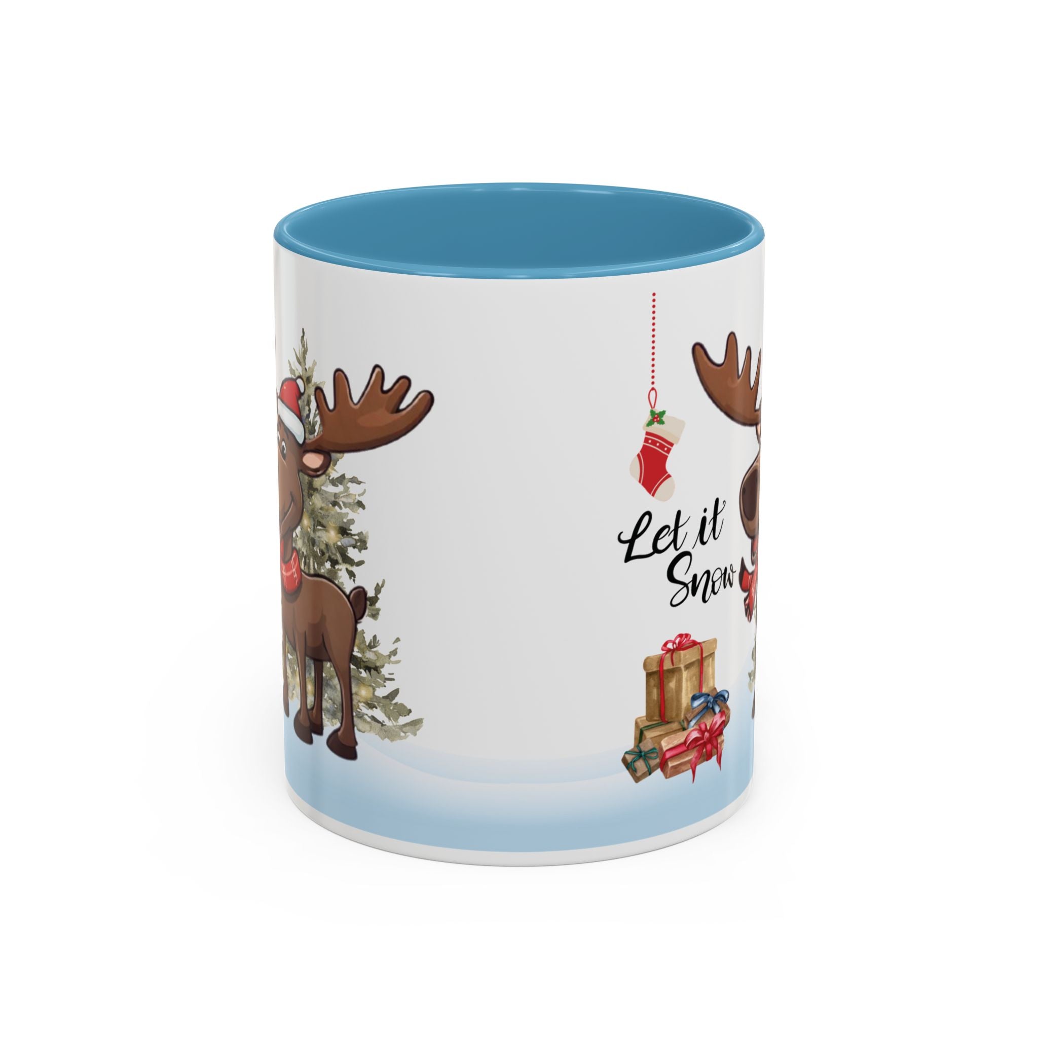 Christmas Mug Accent Funny Moose Mug Coffee Mug Cute Unique Gift Cup Travel Mug