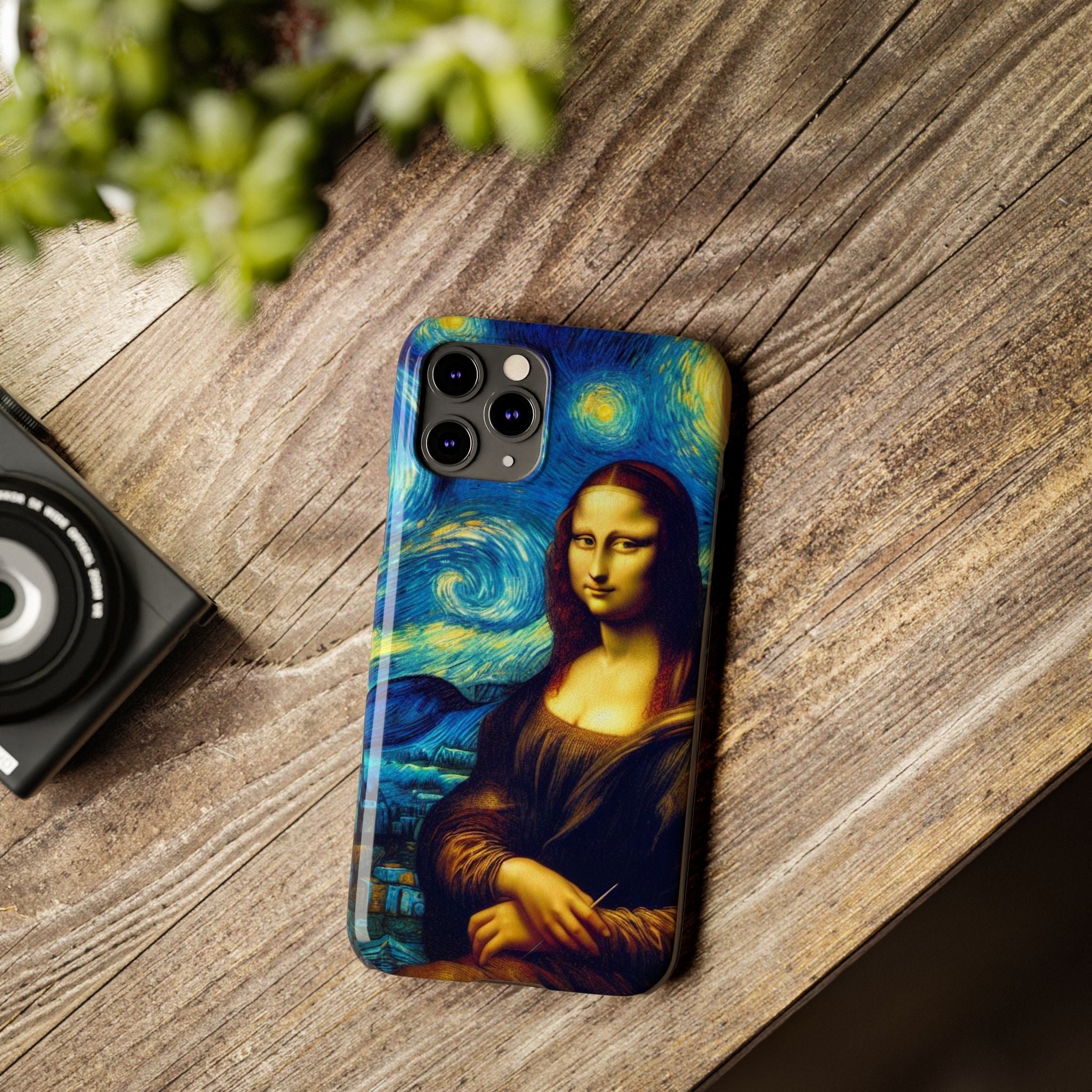 Funny Mona Lisa Phone Cases Van Gogh Starry Night Case Unique Gift iPhone 17 New