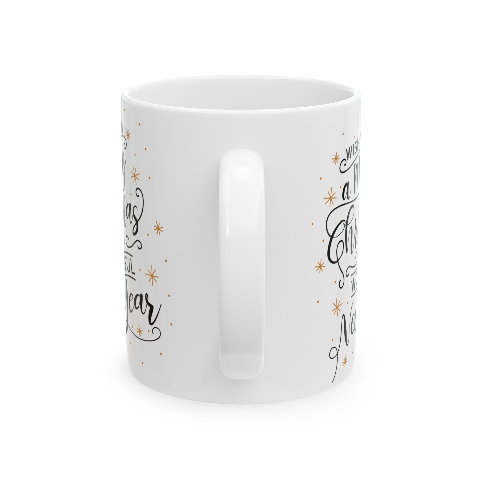Funny Merry Christmas Mug Design Happy New Year Unique Cute Coffee Cup Gift Idea