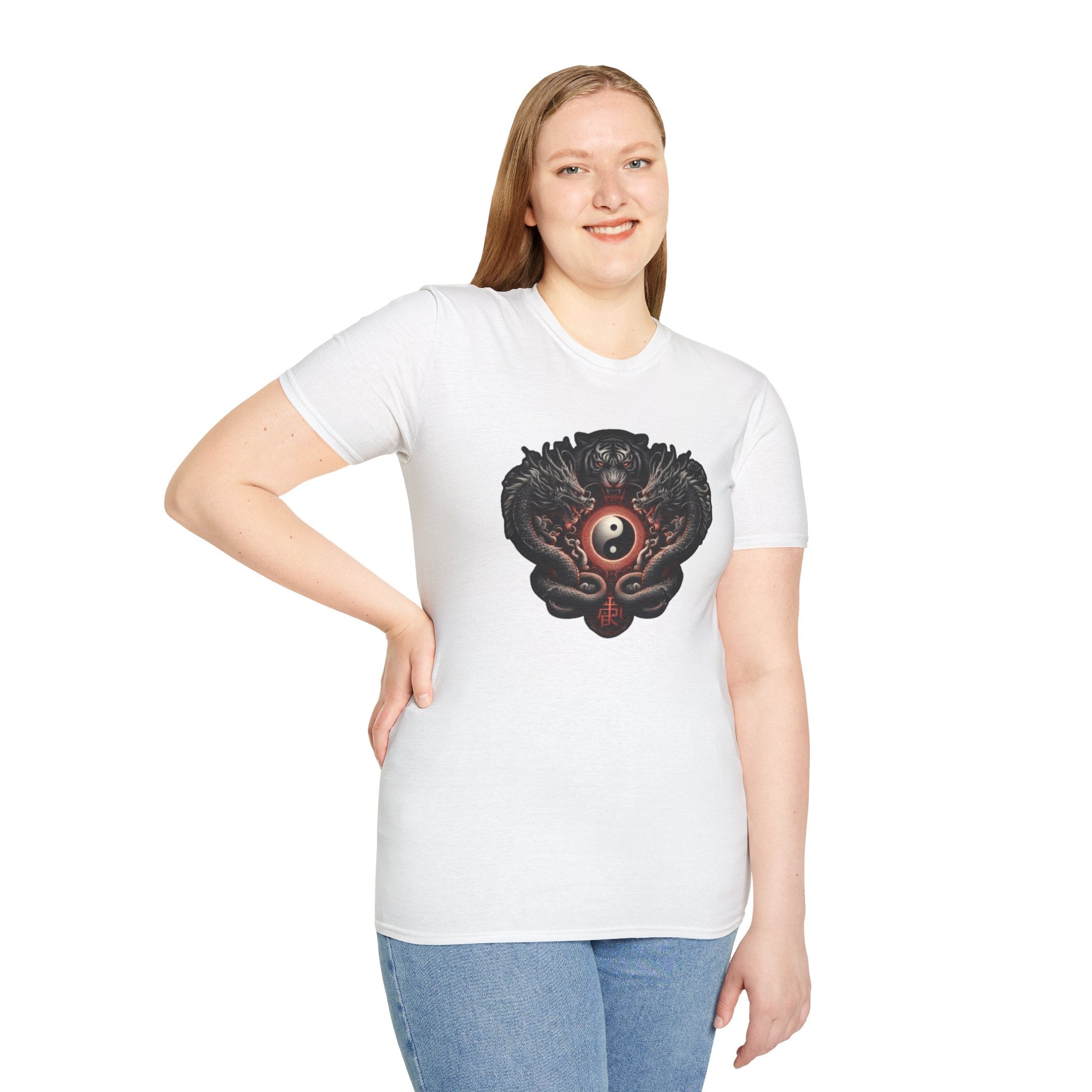 Dragon T-shirt Men Women Graphic Tee Clothing Apparel Chinese Dagon Symbol Gift