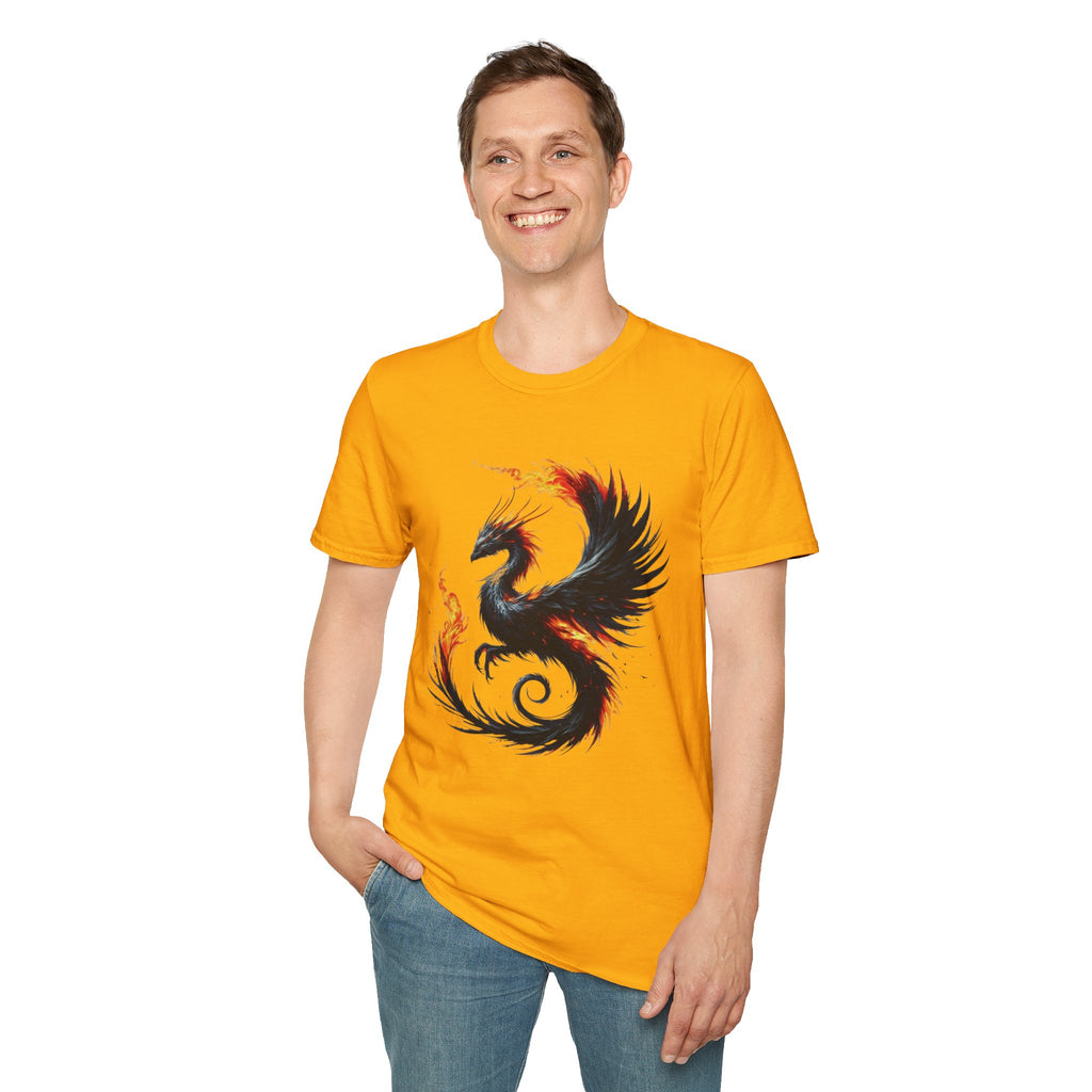 Dragon T-shirt Mens Graphic Tee Clothing Apparel Chinese Symbol Unisex Softstyle Unique Tshirt Best Gift