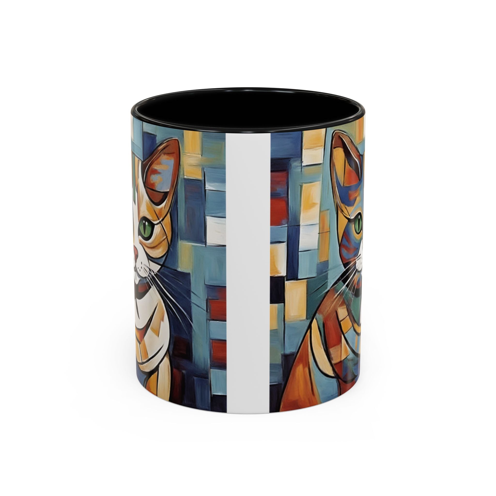 Cat For Mom Lover Picasso Art Funny Coffee Tea Ceramic Mug Office Work Cup Gift