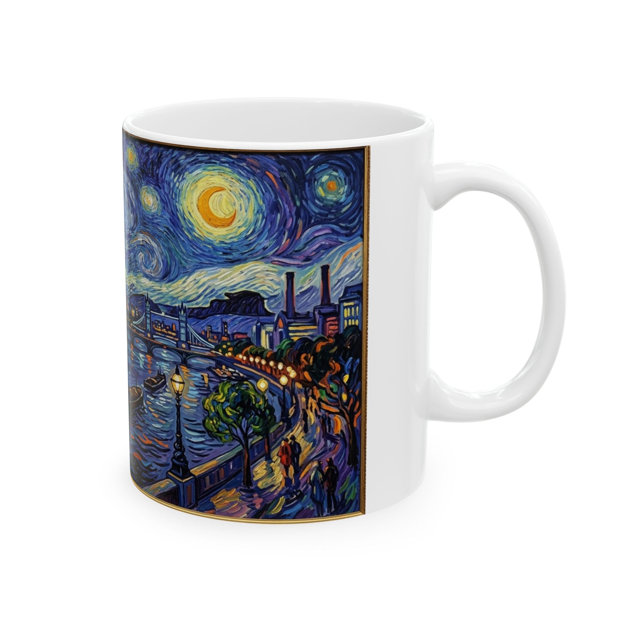 Funny London Mug Van Gogh Ceramic Mug You Are Here City Mug Coffee Mug Tea Gift 11oz 15oz