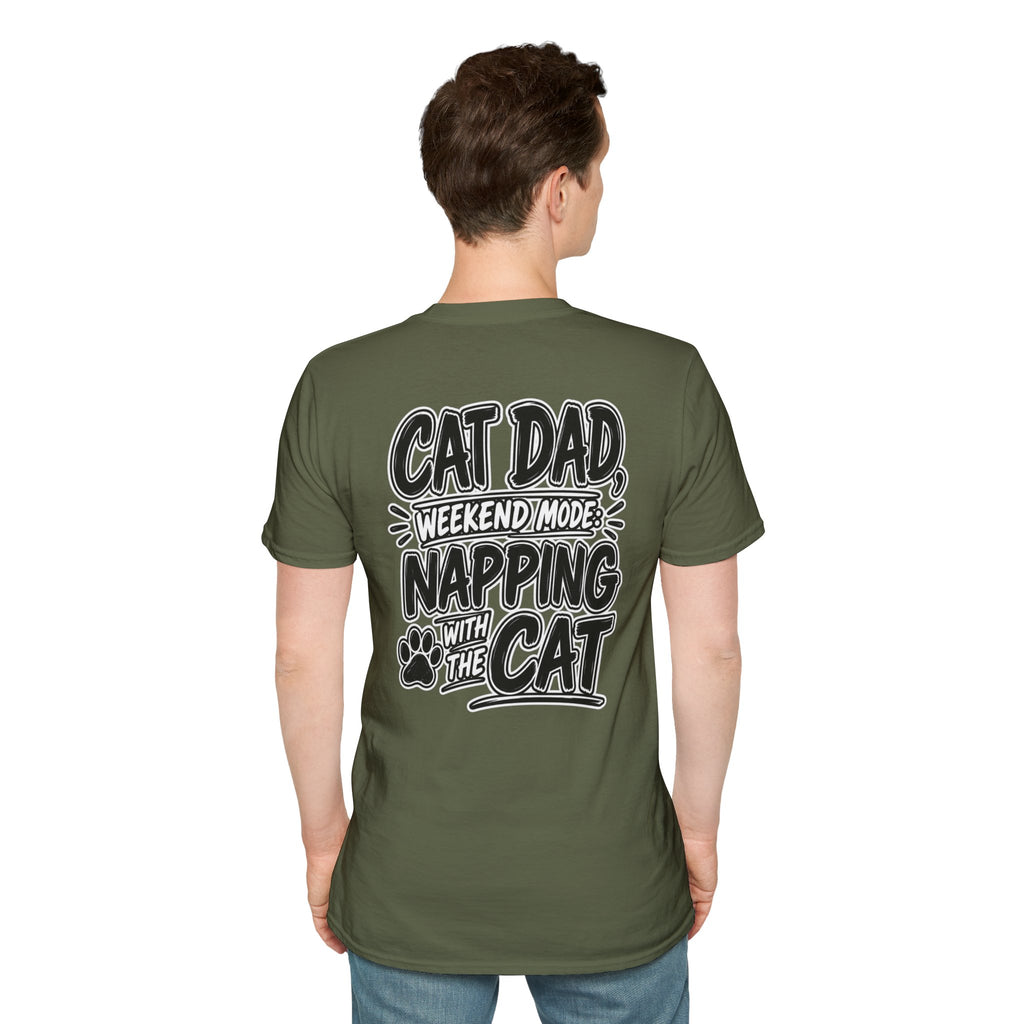 Cat Dad Shirt Pet Lover Tshirt Funny Cat Lover Graphic Tee Dark Humor Tee Unique Gift Funny Tshirt