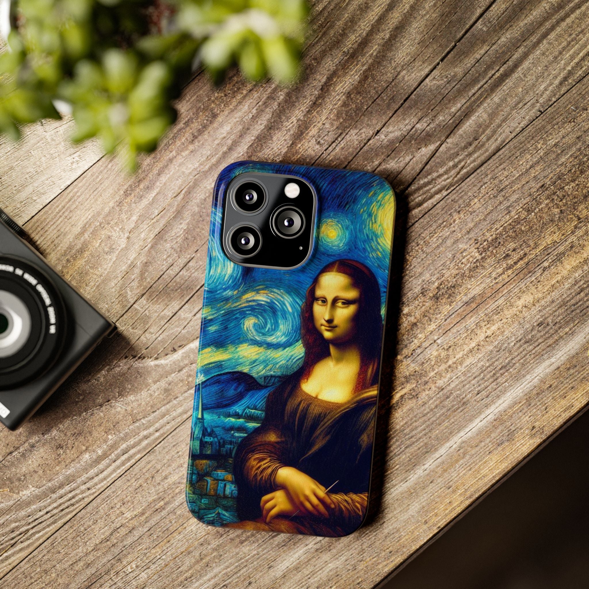 Funny Mona Lisa Phone Cases Van Gogh Starry Night Case Unique Gift iPhone 17 New