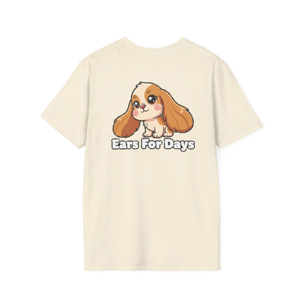 Cute Cocker Spaniel Shirt Ears For Days Funny Dog Lover Unisex Softstyle Tee Gift