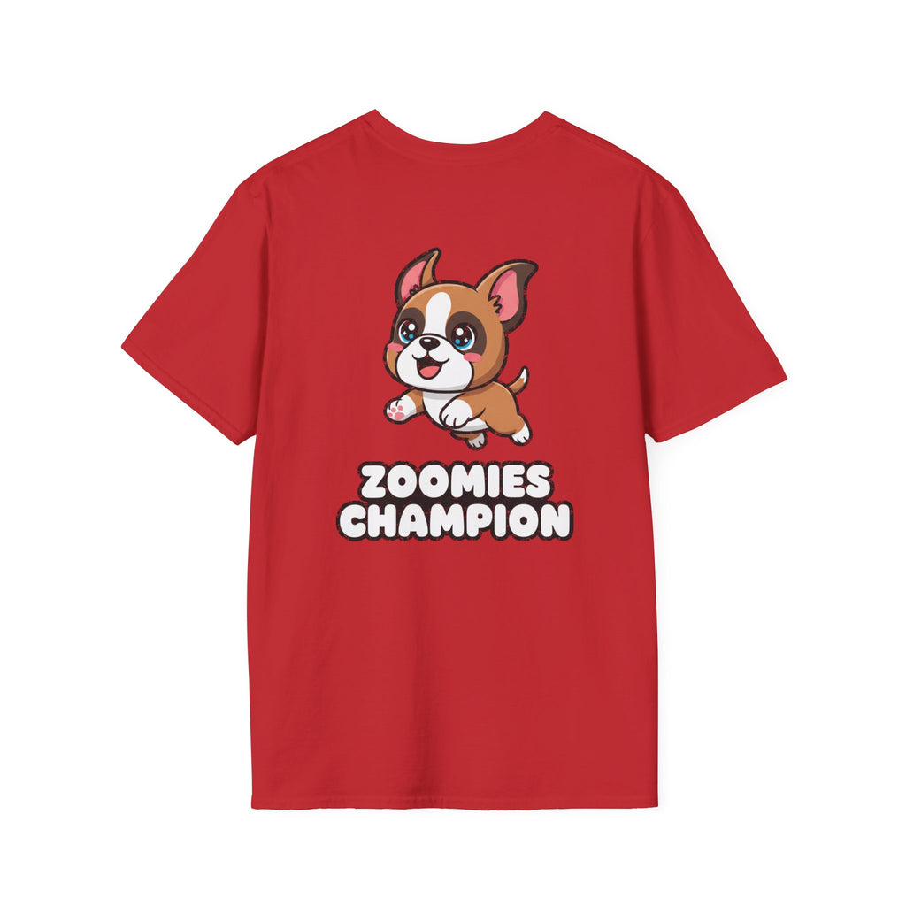 Cute Boxer Shirt Zoomies Champion Funny Dog Lover Unisex Softstyle Tee Gift