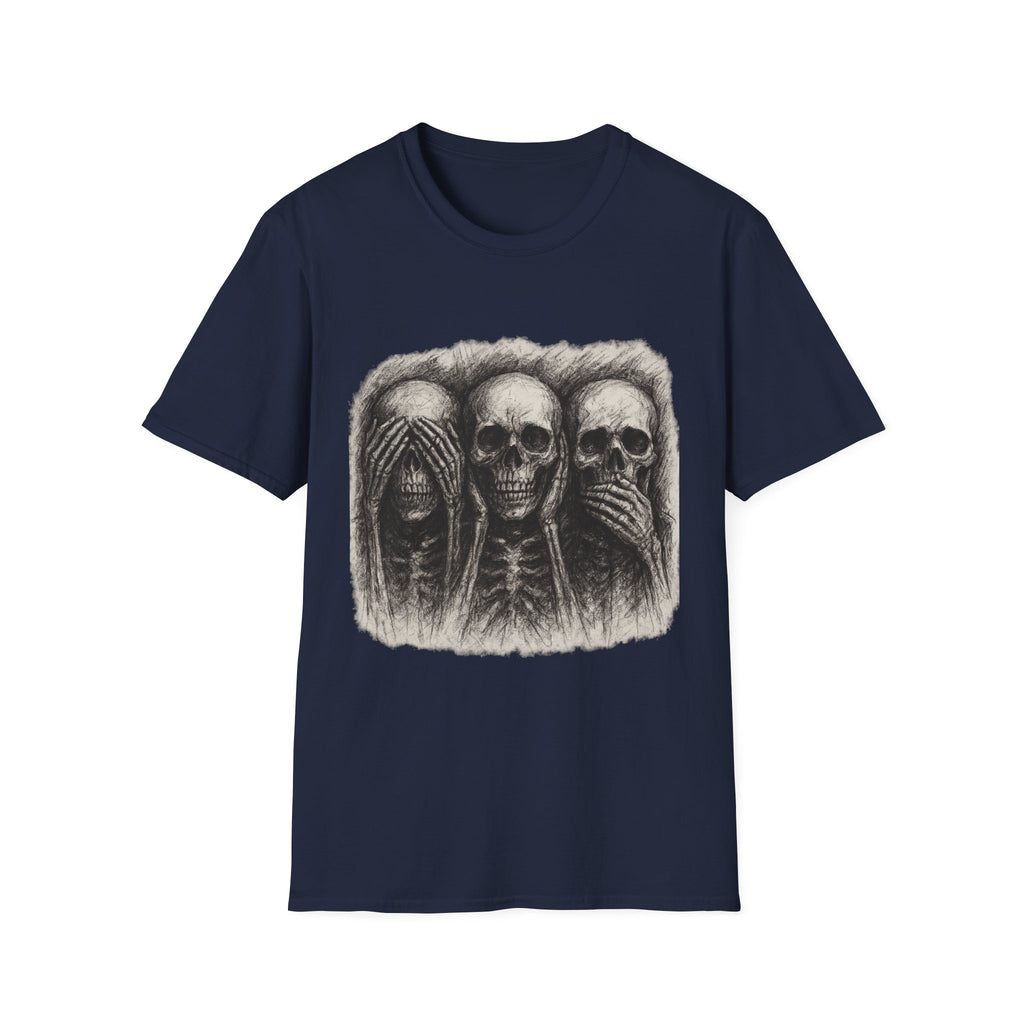 Mens Skull T-shirt Graphic Tees Skeleton Apparel Clothing Skulls Accessories Best Gift