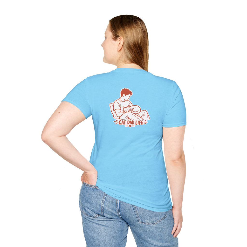 Cat Dad Shirt Pet Lover Tshirt Funny Cat Lover Graphic Tee Dark Humor Tee Unique Gift Funny Tshirt
