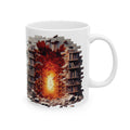 3D Bookshelf Mug-Library Book Shelf Mugs Book Lover Ceramic Mug Shelf Cup Gifts