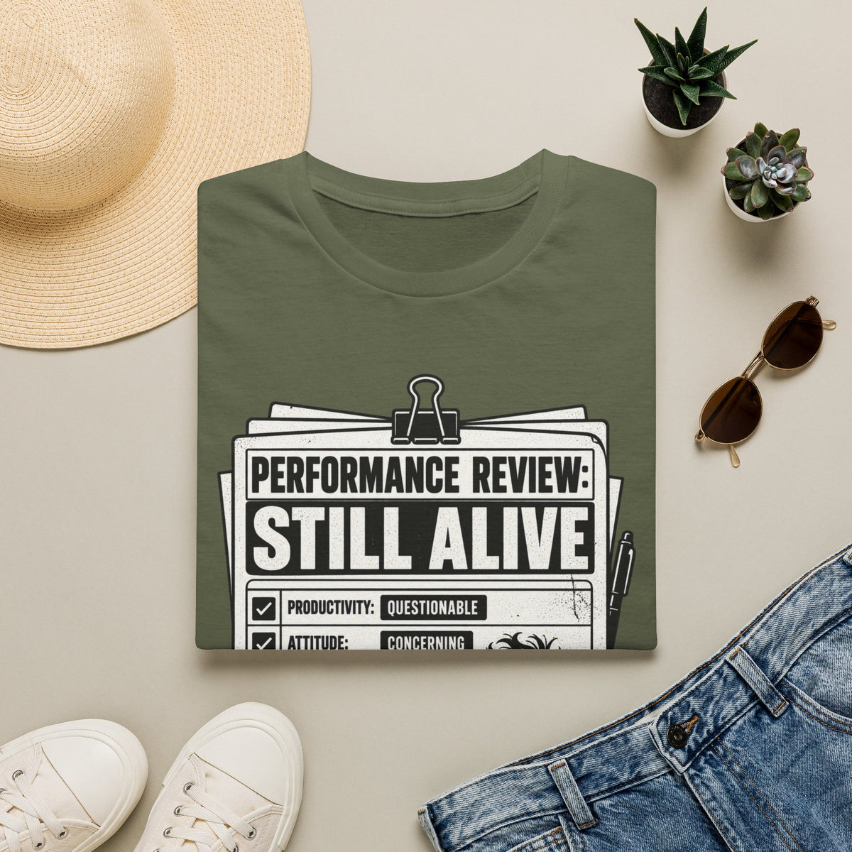 Funny Dark Humor Tshirt — Funny Office Tshirt Dark Humor Graphic Tee Unique Coworker Gift STILL ALIVE Shirt