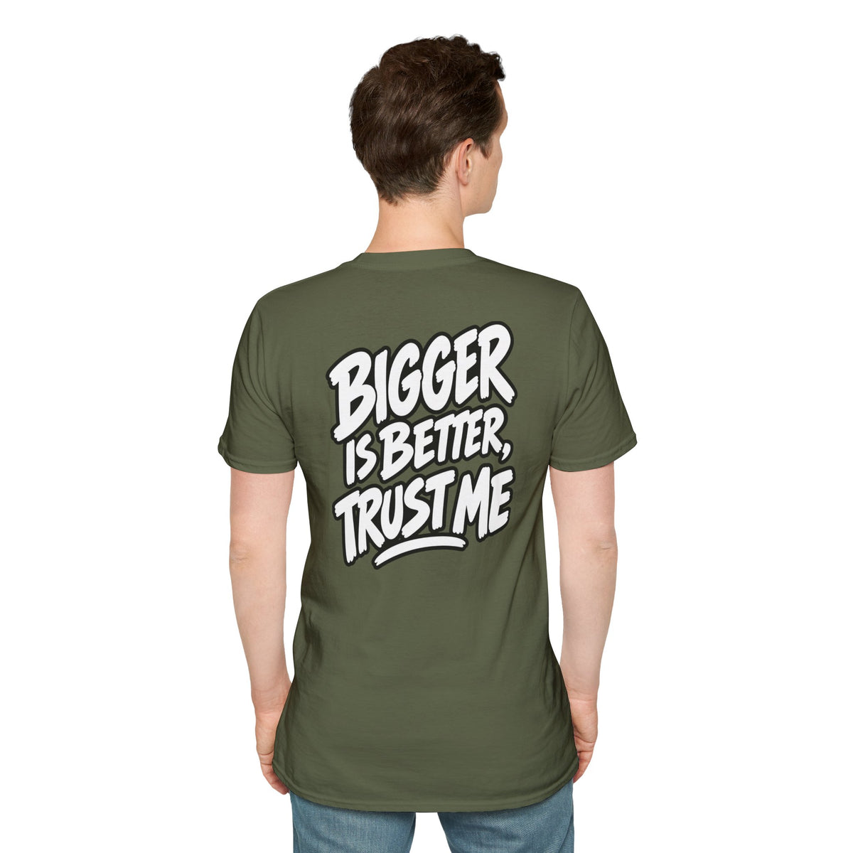 Funny Dark Humor Shirt Bigger Is Better Trust Me Novelty Tee Unique Gift