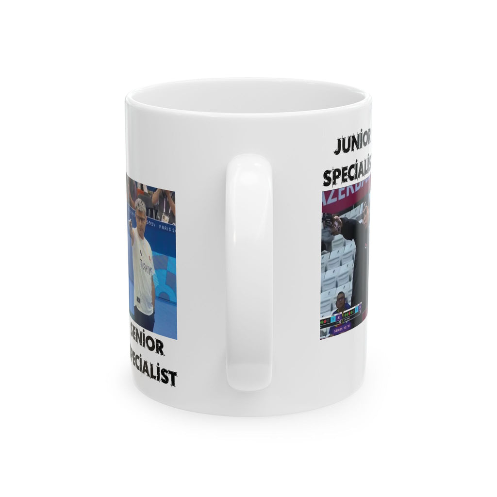 Epic Turkish Shooter Guy Yusuf Dikec Paris 2024 Coffee Funny Office Mug Olympics