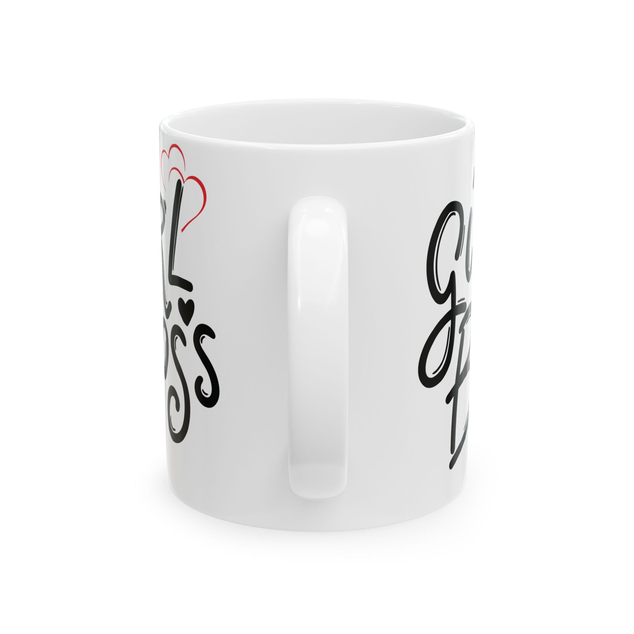 Girl's Boss Best Boss Ever Mug With Love Coffee Tea Mug Gift For Manager 11oz Office Gift