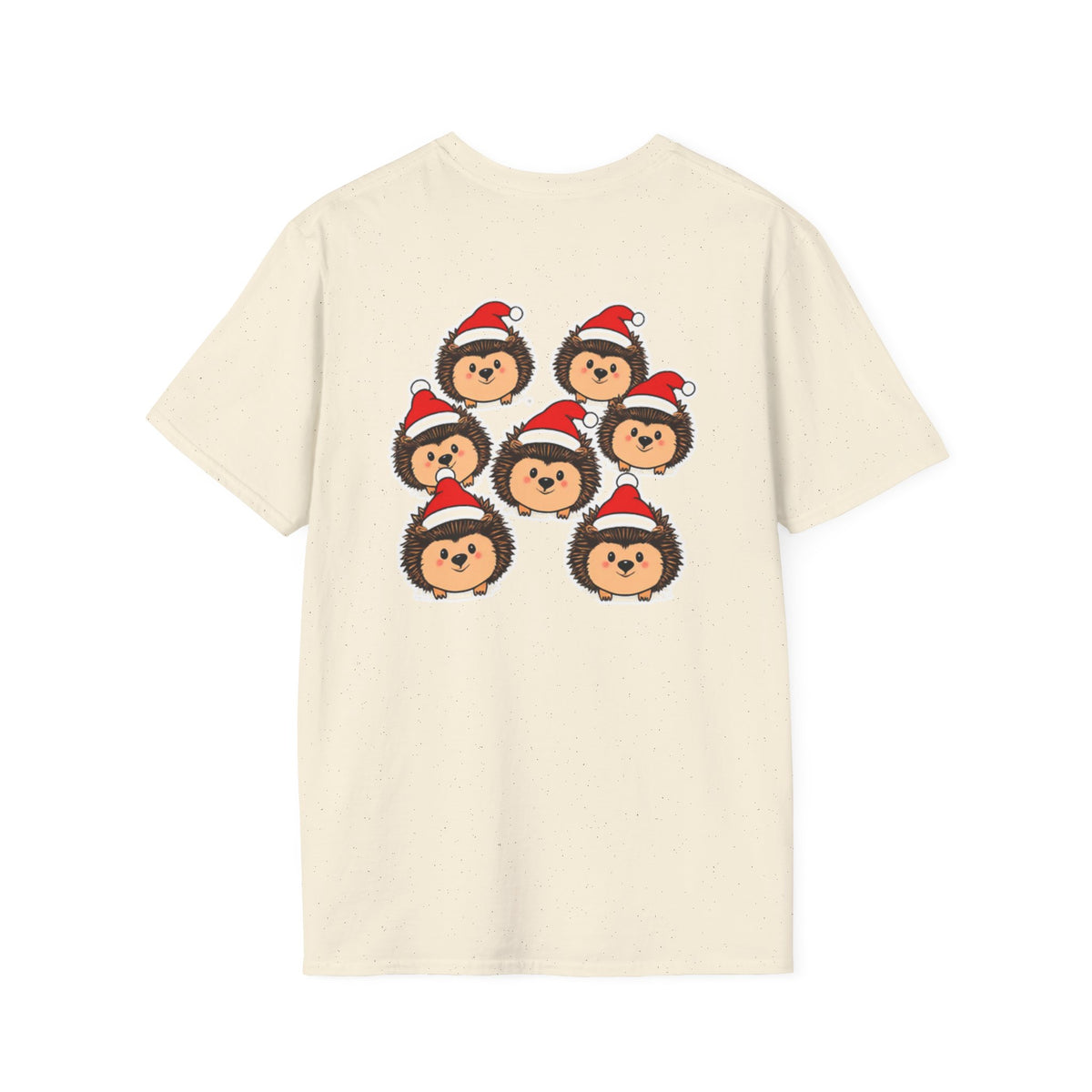 Christmas Hedgehogs Family T-Shirt | Cute Cartoon Holiday Design Unique Holiday Gift Shirt
