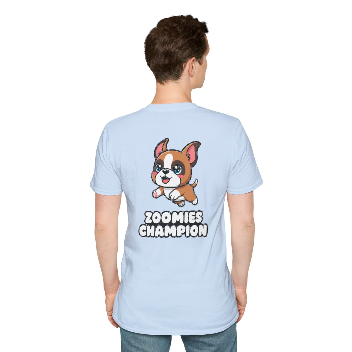 Cute Boxer Shirt Zoomies Champion Funny Dog Lover Unisex Softstyle Tee Gift