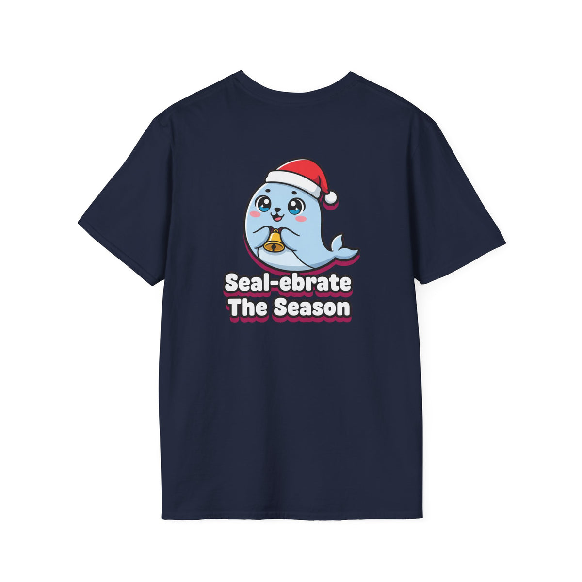 Cute Christmas Shirt Sealebrate The Season Funny Animal Unisex Softstyle Tee Christmas Gift