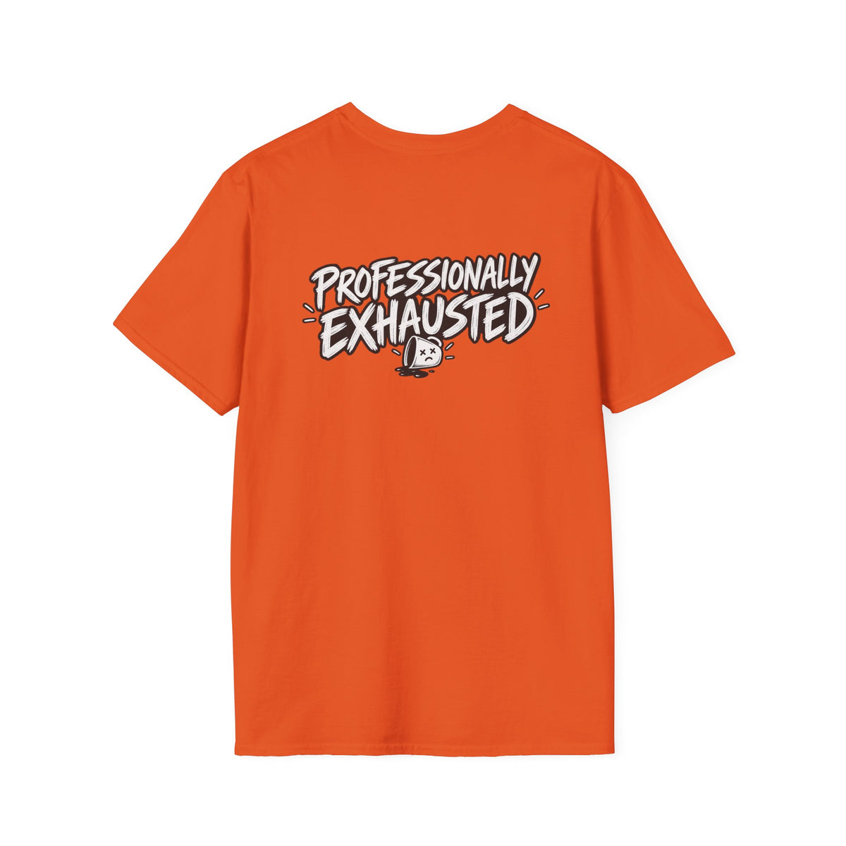 Funny Dark Humor Shirt Professionally Exhausted Funny Office Tee Unique Gift