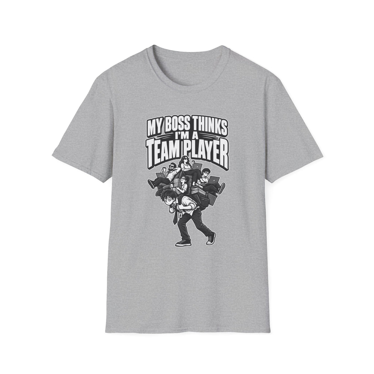 Funny Dark Humor Tshirt — Funny Office Tshirt Dark Humor Graphic Tee Unique Coworker Gift TEAM PLAYER Shirt