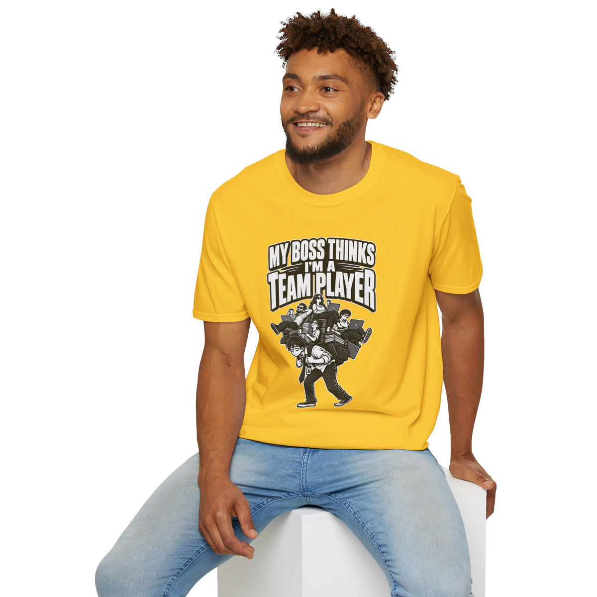 Funny Dark Humor Tshirt — Funny Office Tshirt Dark Humor Graphic Tee Unique Coworker Gift TEAM PLAYER Shirt