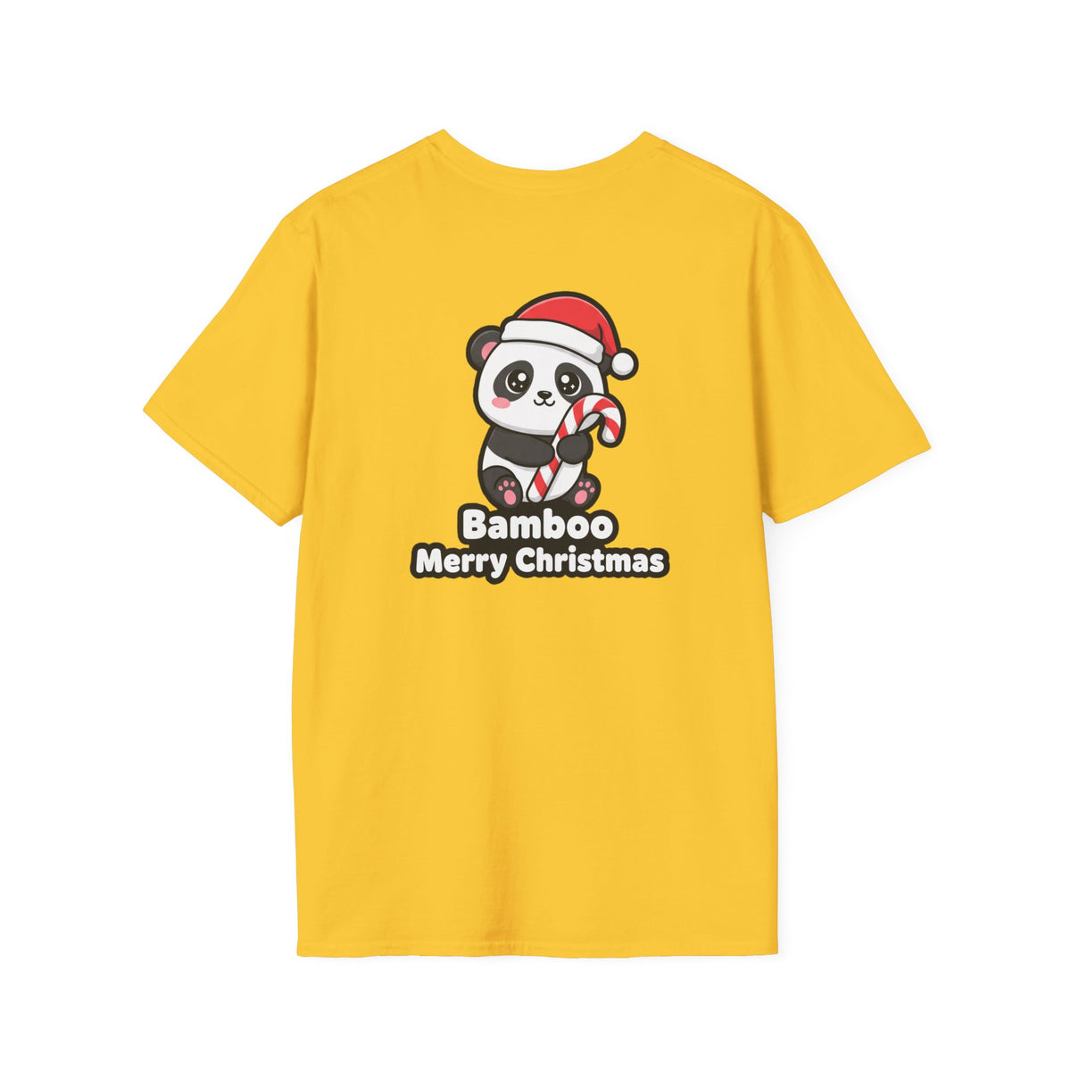 Cute Christmas Shirt Bamboo Merry Christmas Funny Animal Unisex Softstyle Tee Christmas Gift