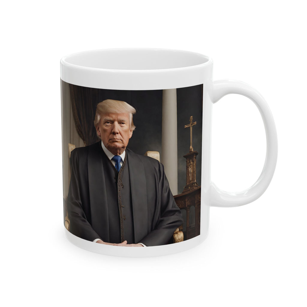 Trump the Pope Mug Ceramic Coffee Cup Christmas Mug Gift Funny Republican 2026