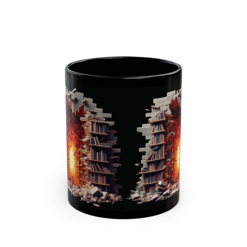 3D Bookshelf Mug-Library Book Shelf Mugs Book Lover Ceramic Mug Shelf Cup Gifts